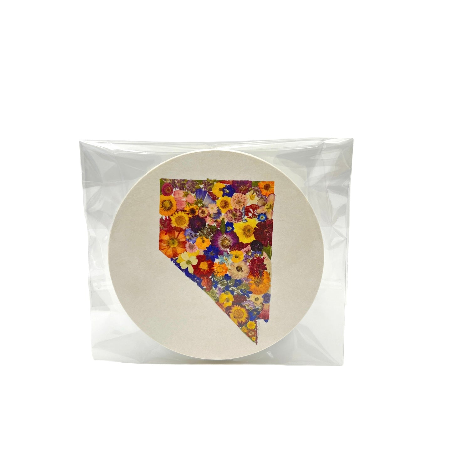Nevada Themed Coasters (Set of 6) - "Where I Bloom" Collection Coaster 1818 Farms