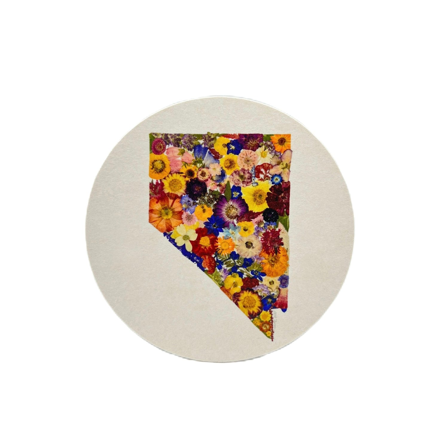 Nevada Themed Coasters (Set of 6) - "Where I Bloom" Collection Coaster 1818 Farms