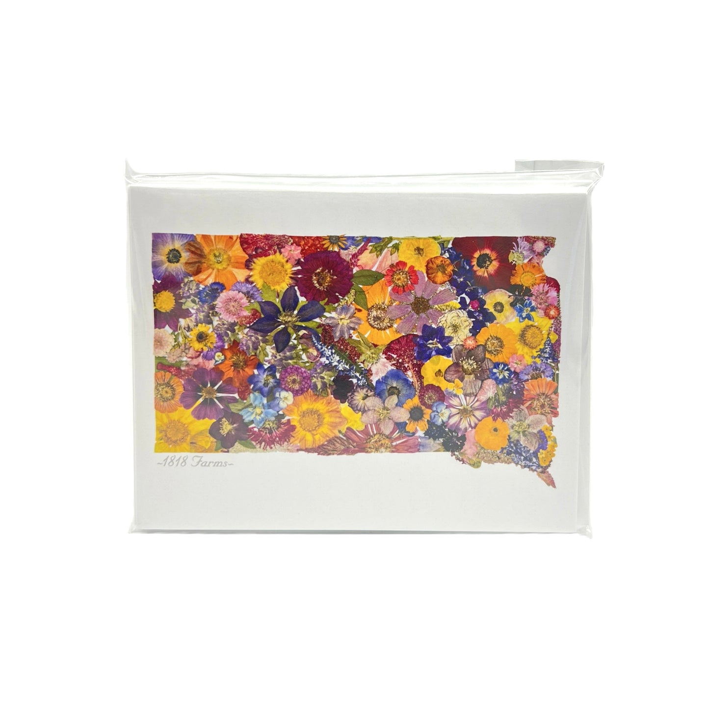 South Dakota Themed Notecards (Set of 6) - "Where I Bloom" Collection Notecard 1818 Farms