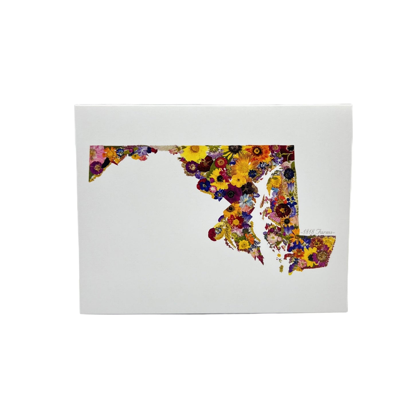 Maryland Themed Notecards (Set of 6) - "Where I Bloom" Collection Notecard 1818 Farms