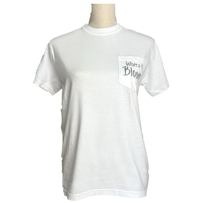 Mississippi Themed Comfort Colors Tshirt - "Where I Bloom" Collection T-Shirts 1818 Farms