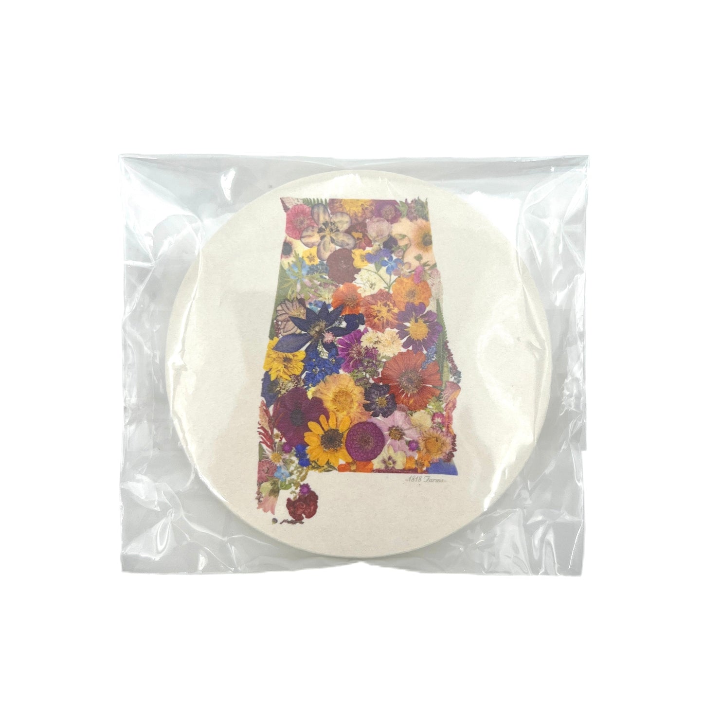 State Themed Coasters (Set of 6) - "Where I Bloom" Collection Coaster 1818 Farms