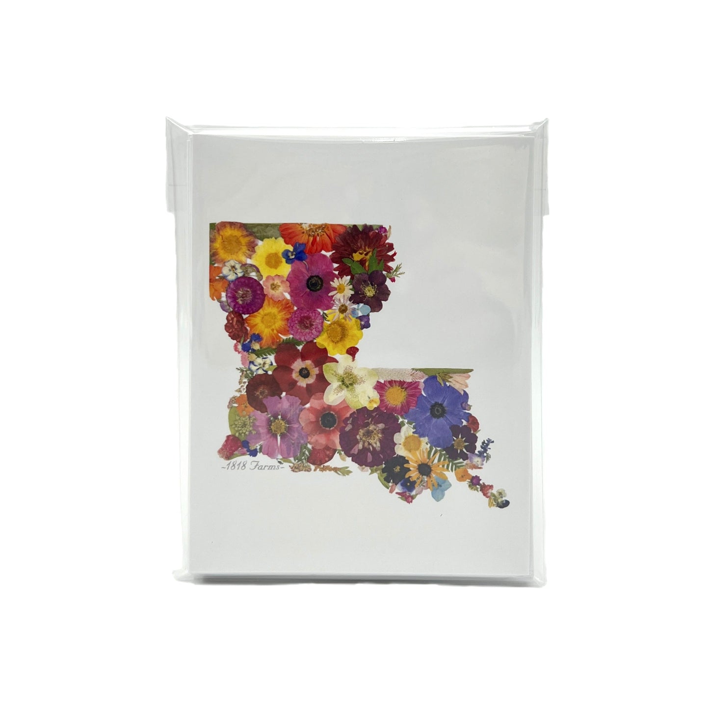 Louisiana Themed Notecards (Set of 6) - "Where I Bloom" Collection Notecard 1818 Farms