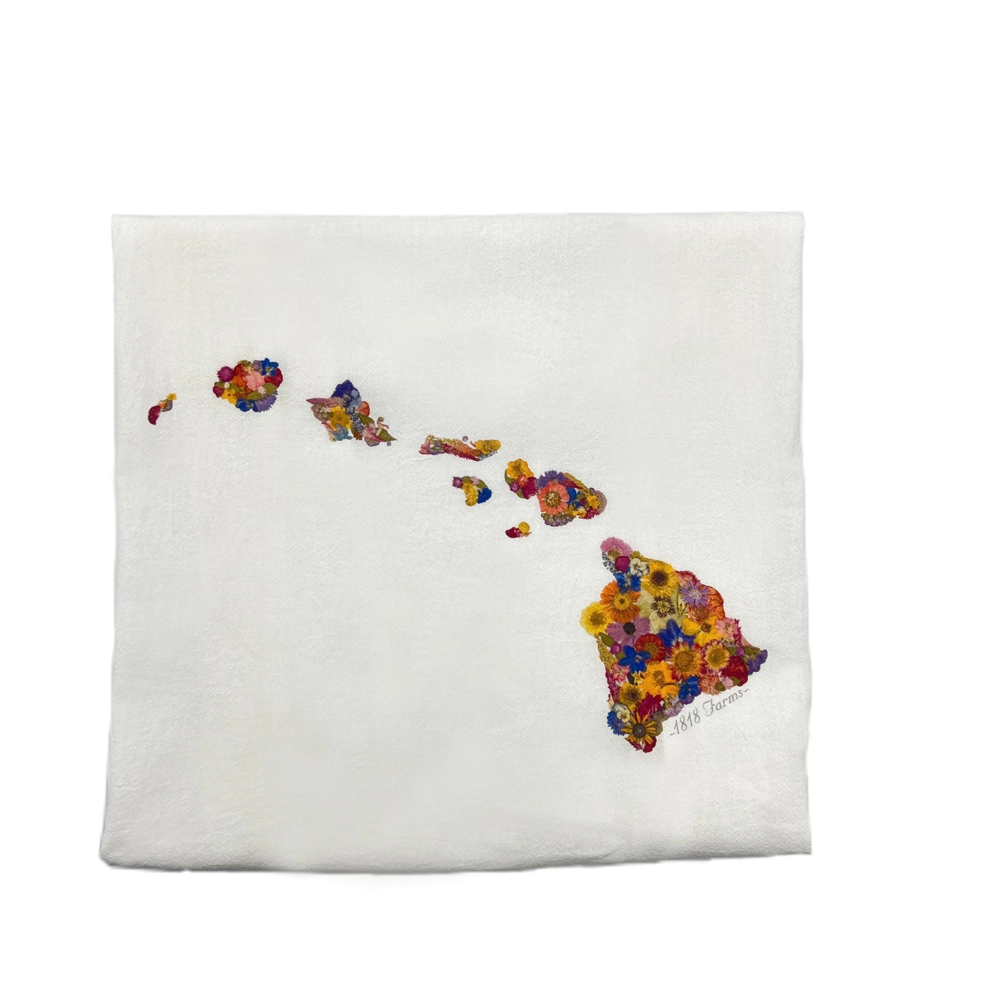 Hawaii Themed Flour Sack Towel - "Where I Bloom" Collection Towel 1818 Farms
