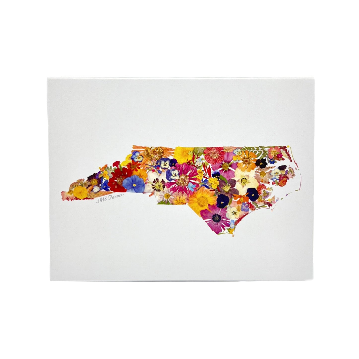 State Themed Notecards (Set of 6) - "Where I Bloom" Collection Notecard 1818 Farms North Carolina