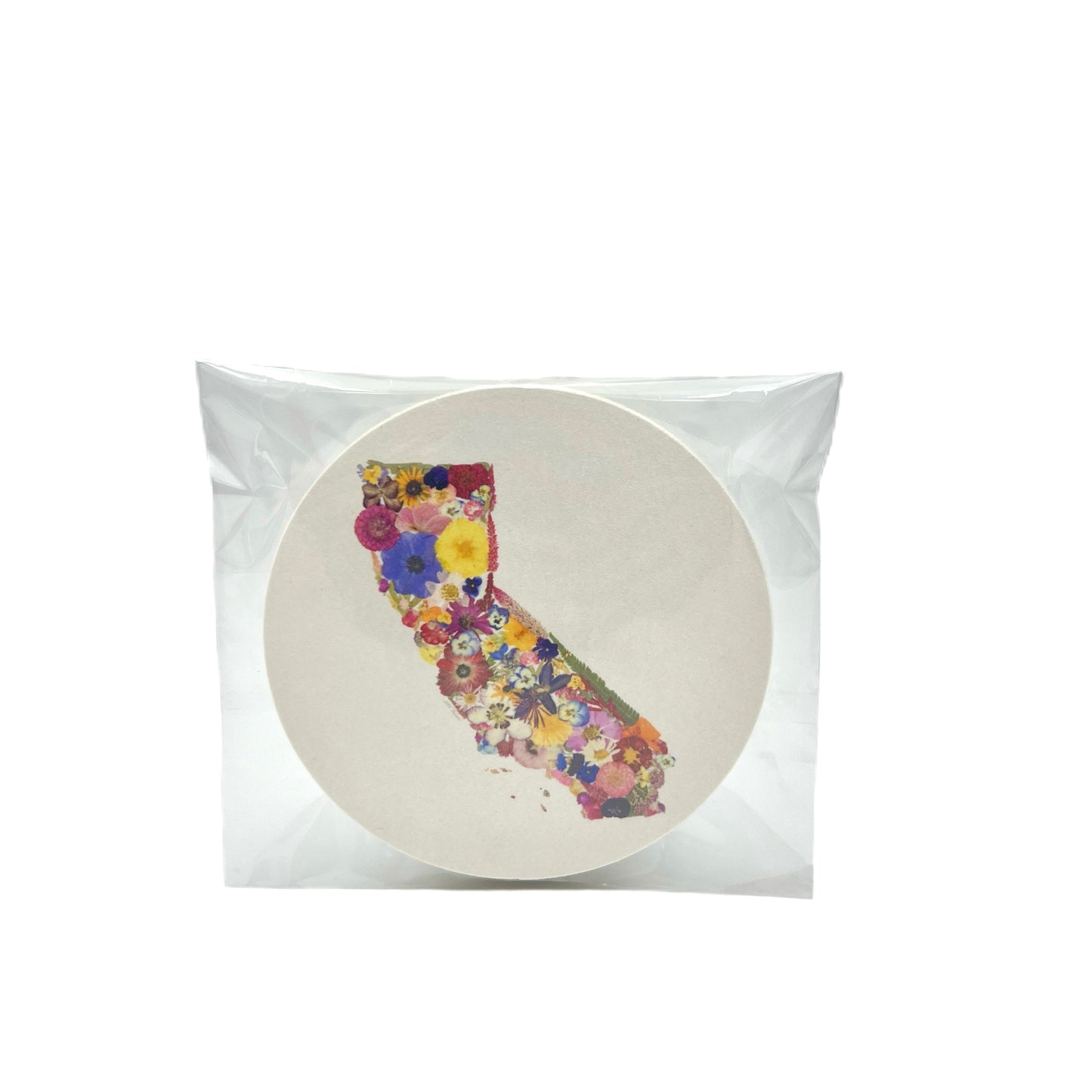 California Themed Coasters (Set of 6) - "Where I Bloom" Collection Coaster 1818 Farms