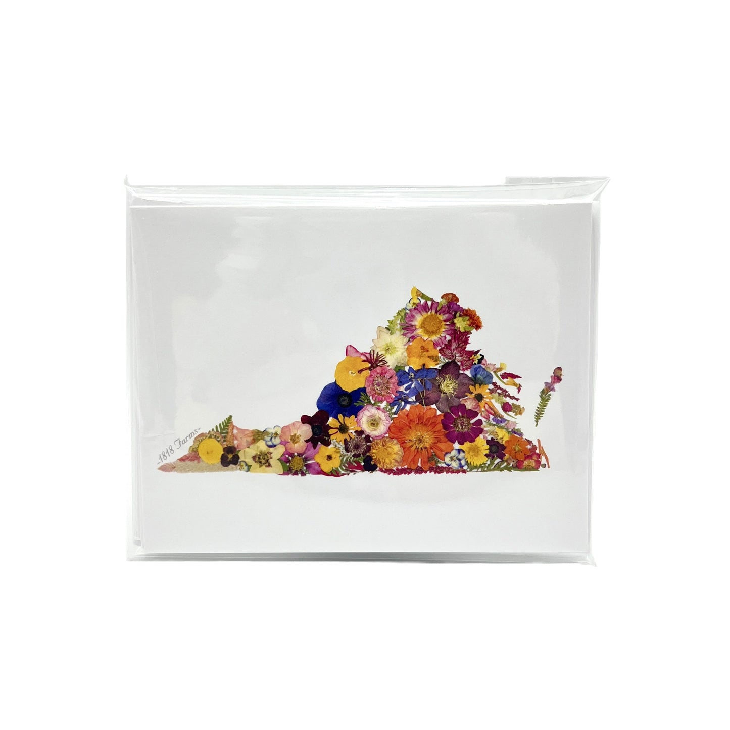 Virginia Themed Notecards (Set of 6) - "Where I Bloom" Collection Notecard 1818 Farms