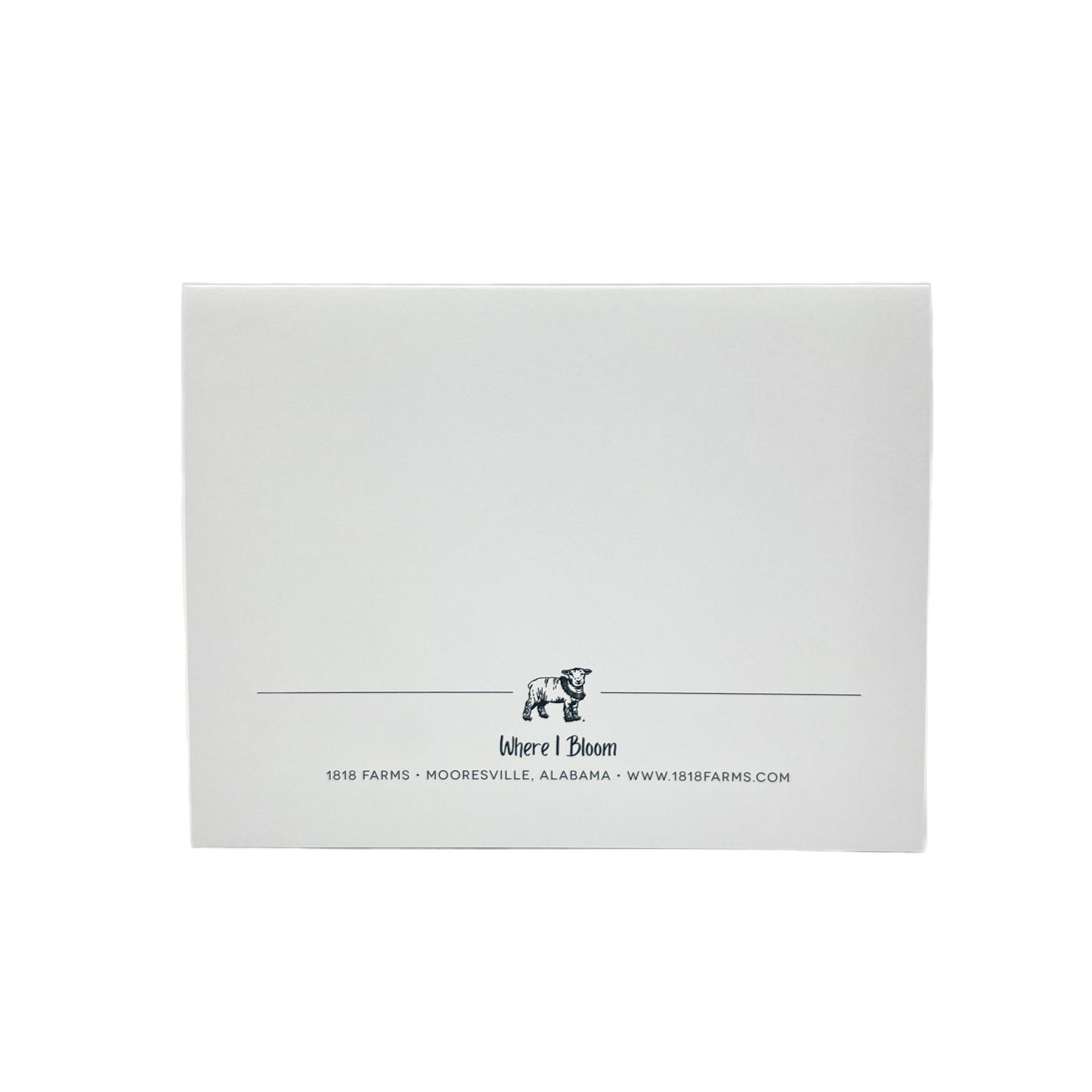 State Themed Notecards (Set of 6) - "Where I Bloom" Collection Notecard 1818 Farms