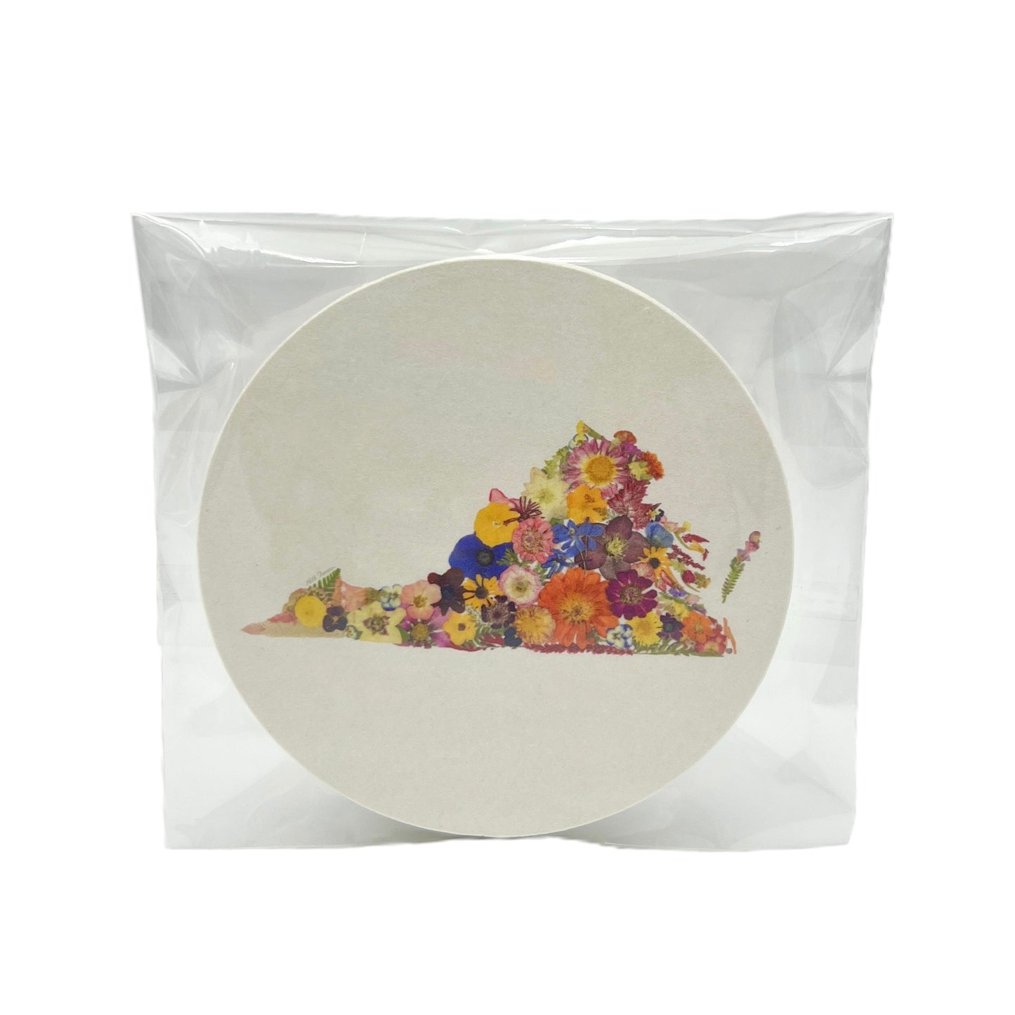 Virginia Themed Coasters (Set of 6) - "Where I Bloom" Collection Coaster 1818 Farms