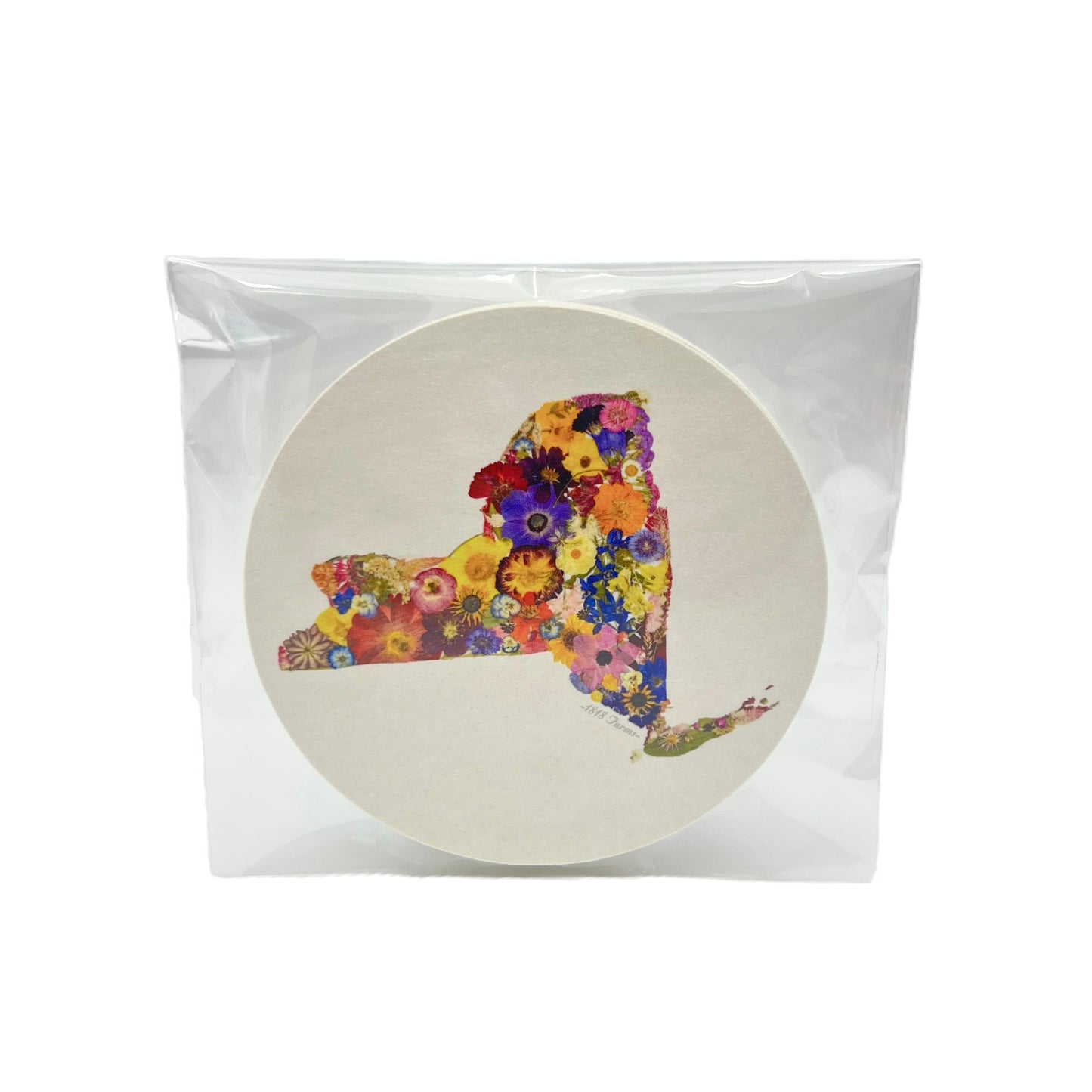 New York Themed Coasters (Set of 6) - "Where I Bloom" Collection Coaster 1818 Farms
