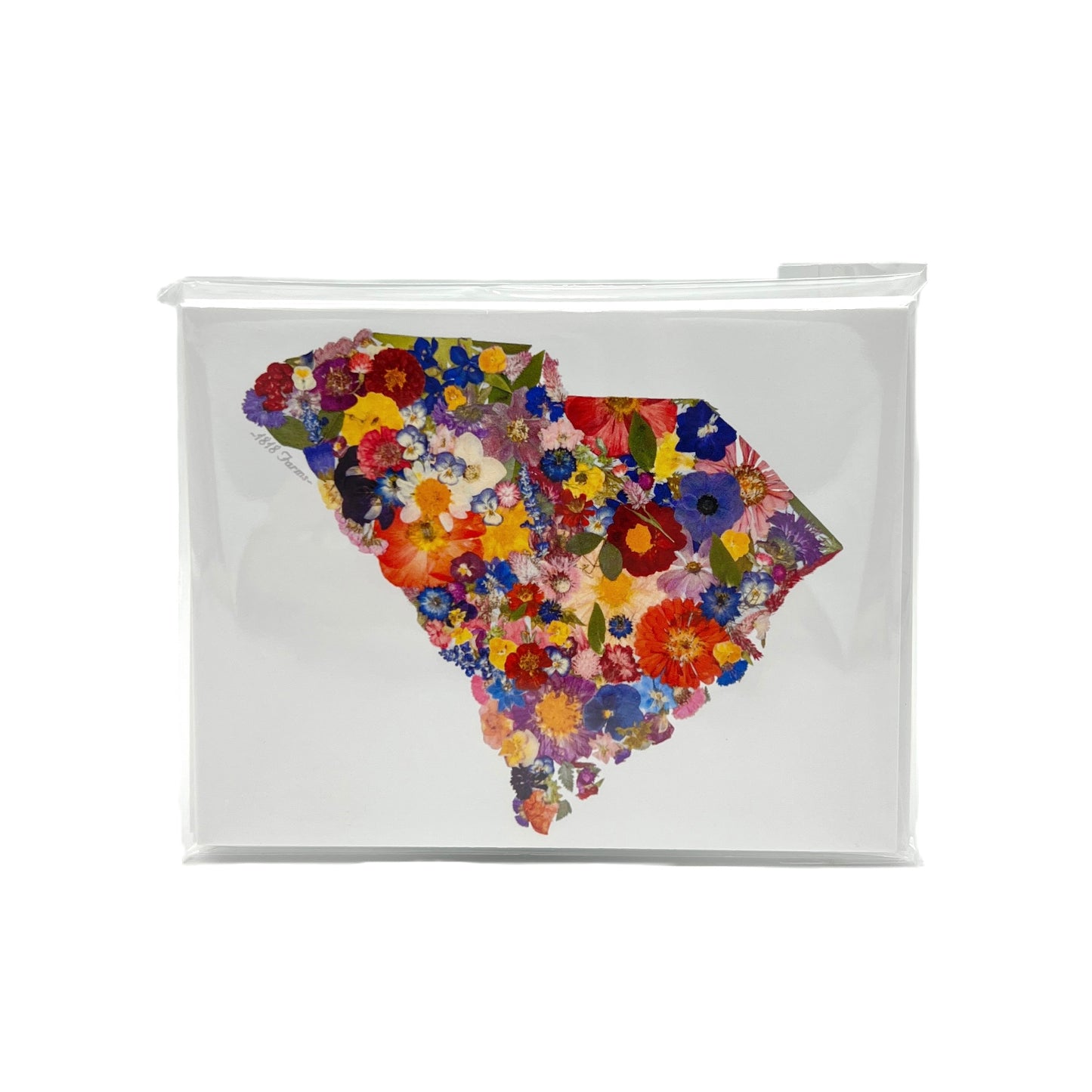 South Carolina Themed Notecards (Set of 6) - "Where I Bloom" Collection Notecard 1818 Farms