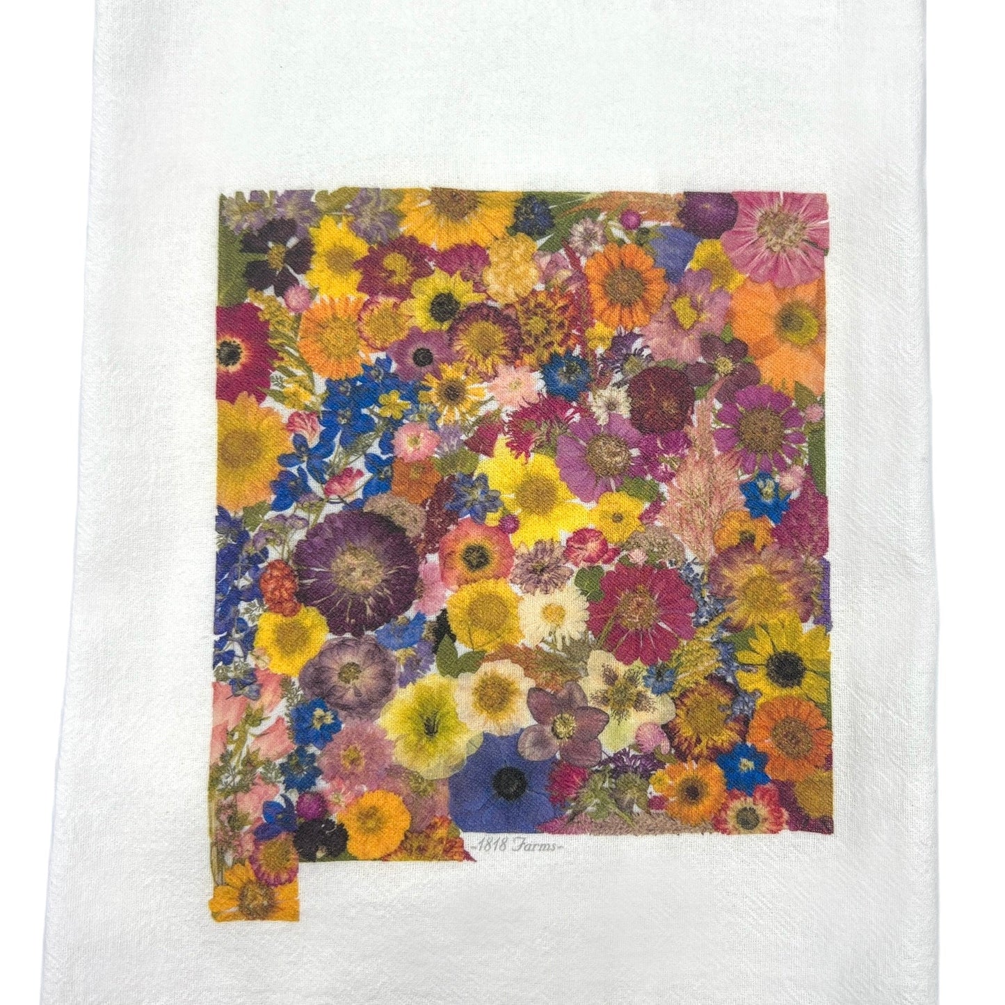 New Mexico Themed Flour Sack Towel - "Where I Bloom" Collection Towel 1818 Farms