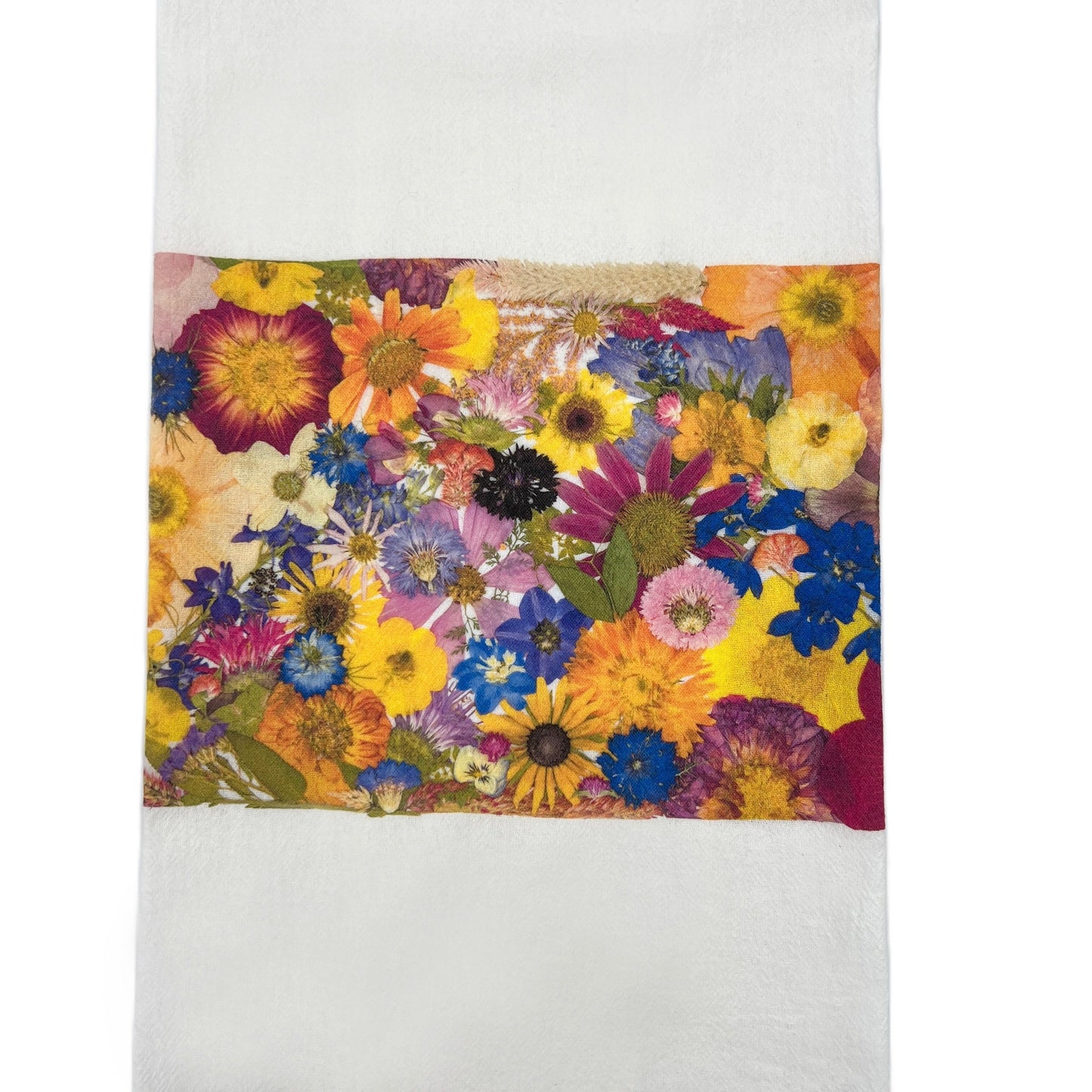 Kansas Themed Flour Sack Towel - "Where I Bloom" Collection Towel 1818 Farms