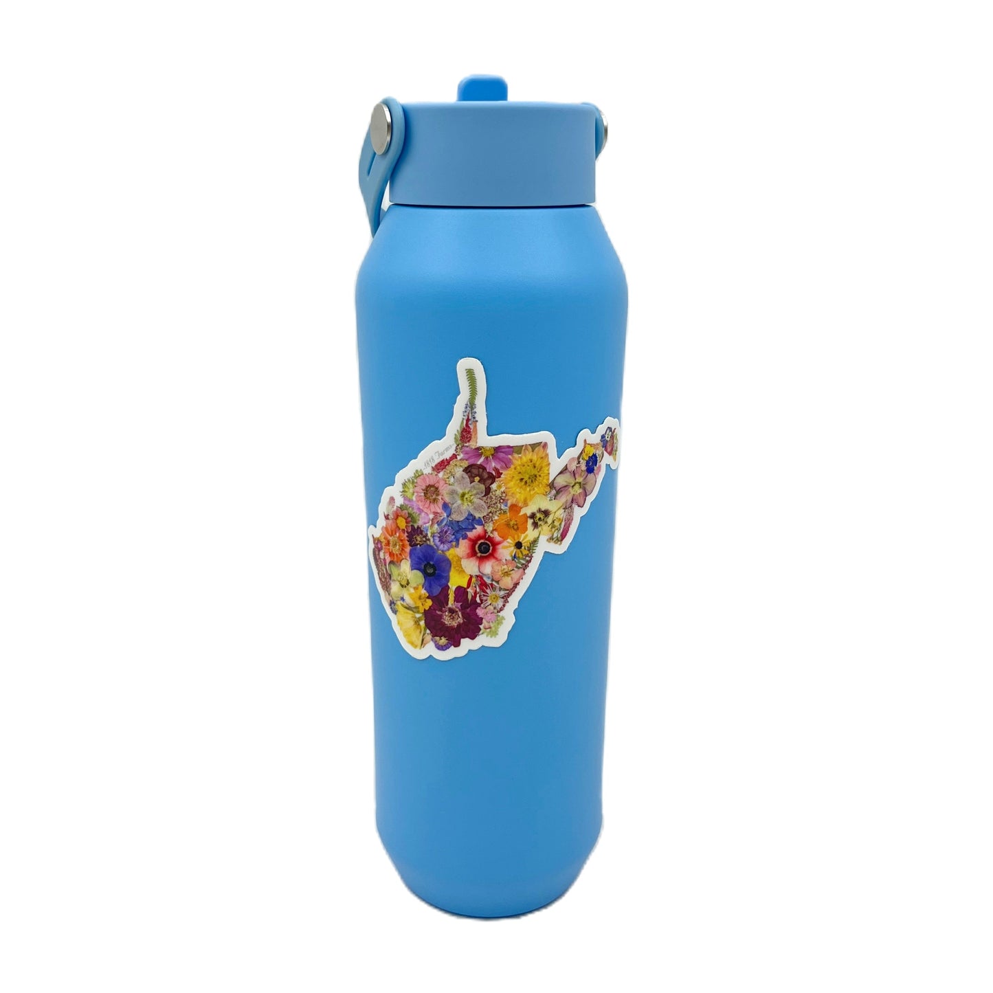 West Virginia Themed Vinyl Sticker - "Where I Bloom" Collection Vinyl Sticker 1818 Farms