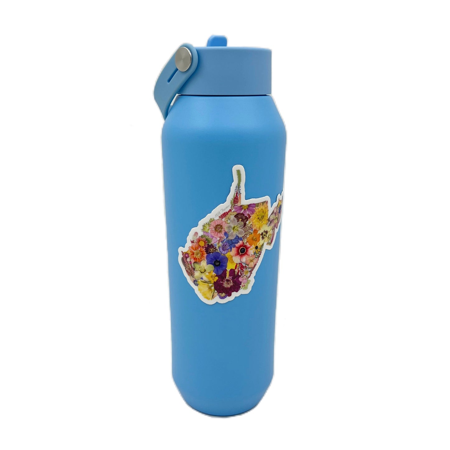 West Virginia Themed Vinyl Sticker - "Where I Bloom" Collection Vinyl Sticker 1818 Farms