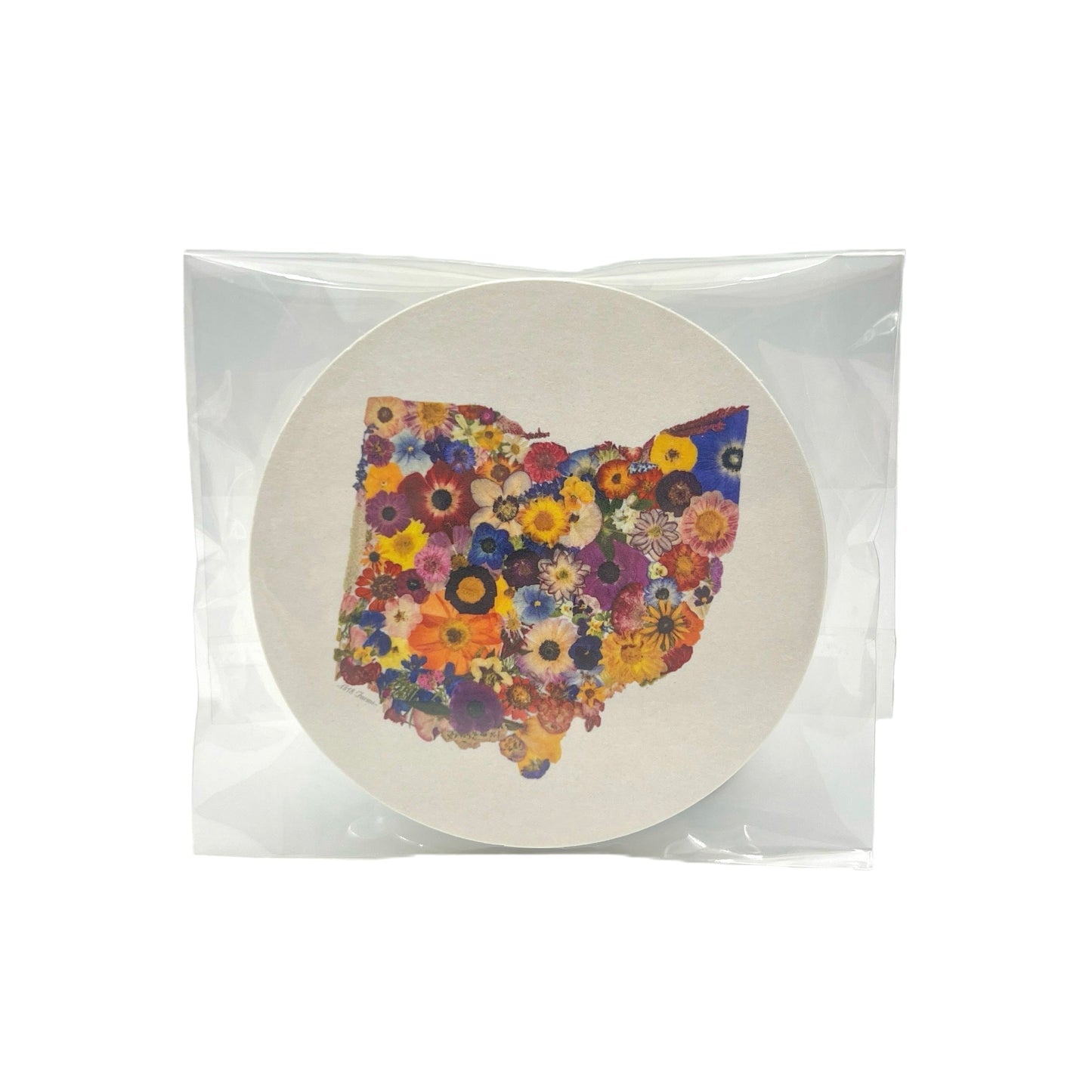 Ohio Themed Coasters (Set of 6) - "Where I Bloom" Collection Coaster 1818 Farms