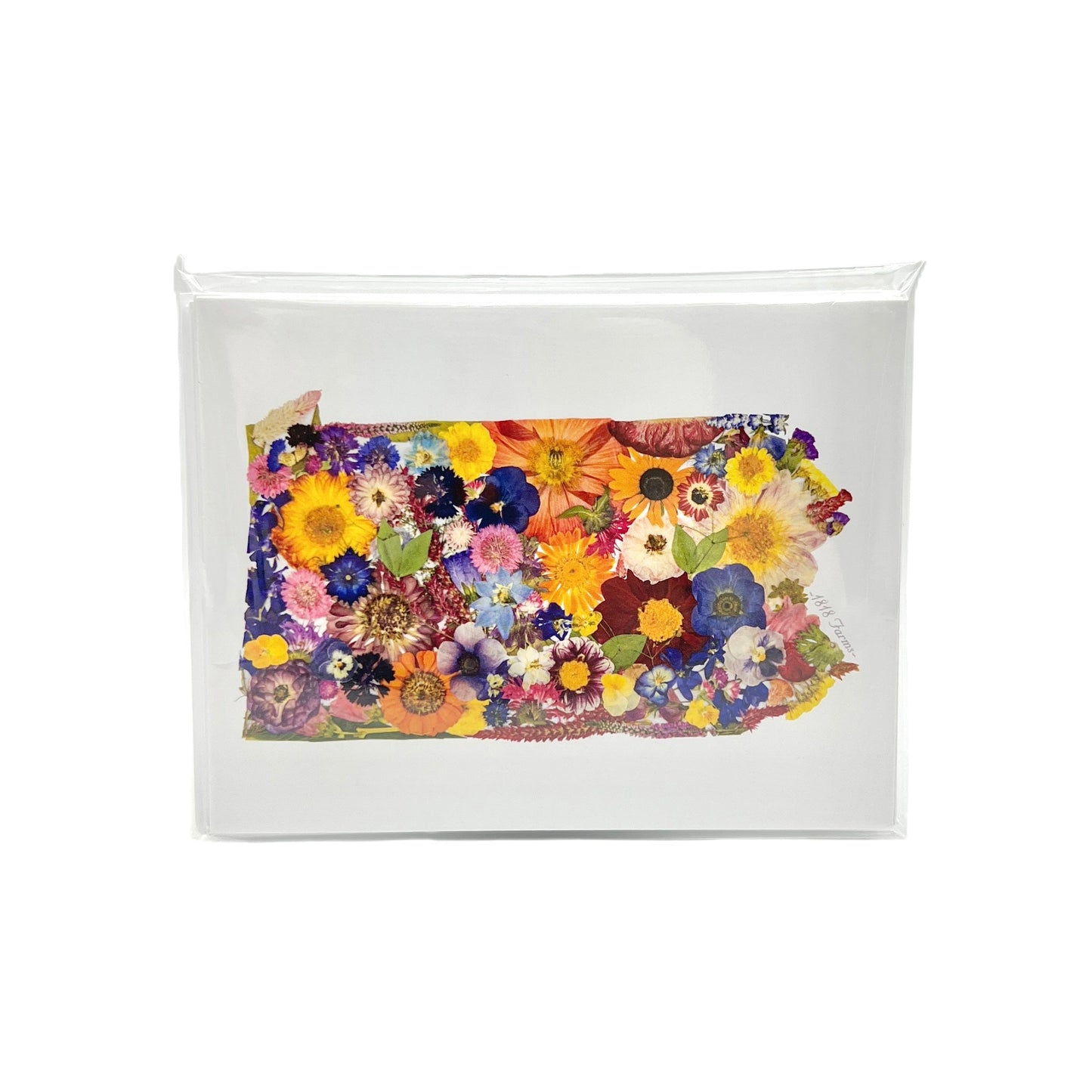 Pennsylvania Themed Notecards (Set of 6) - "Where I Bloom" Collection Notecard 1818 Farms