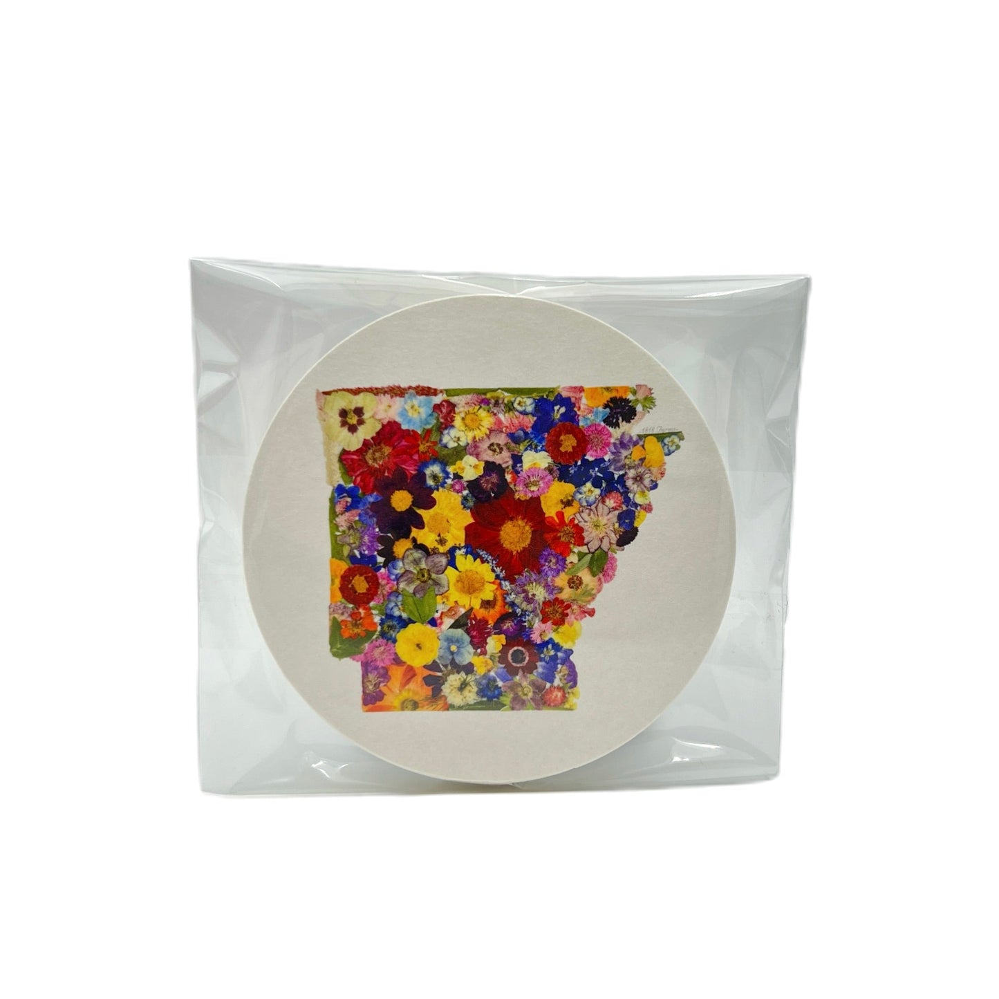 Arkansas Themed Coasters (Set of 6) - "Where I Bloom" Collection Coaster 1818 Farms