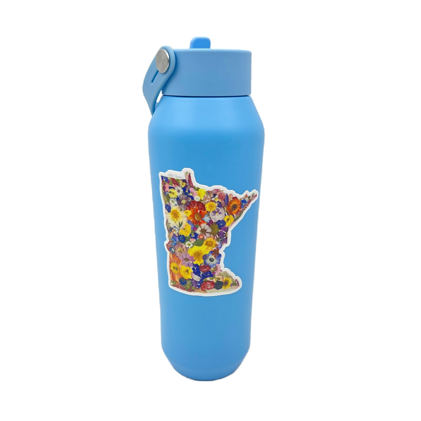 Minnesota Themed Vinyl Sticker - "Where I Bloom" Collection Vinyl Sticker 1818 Farms