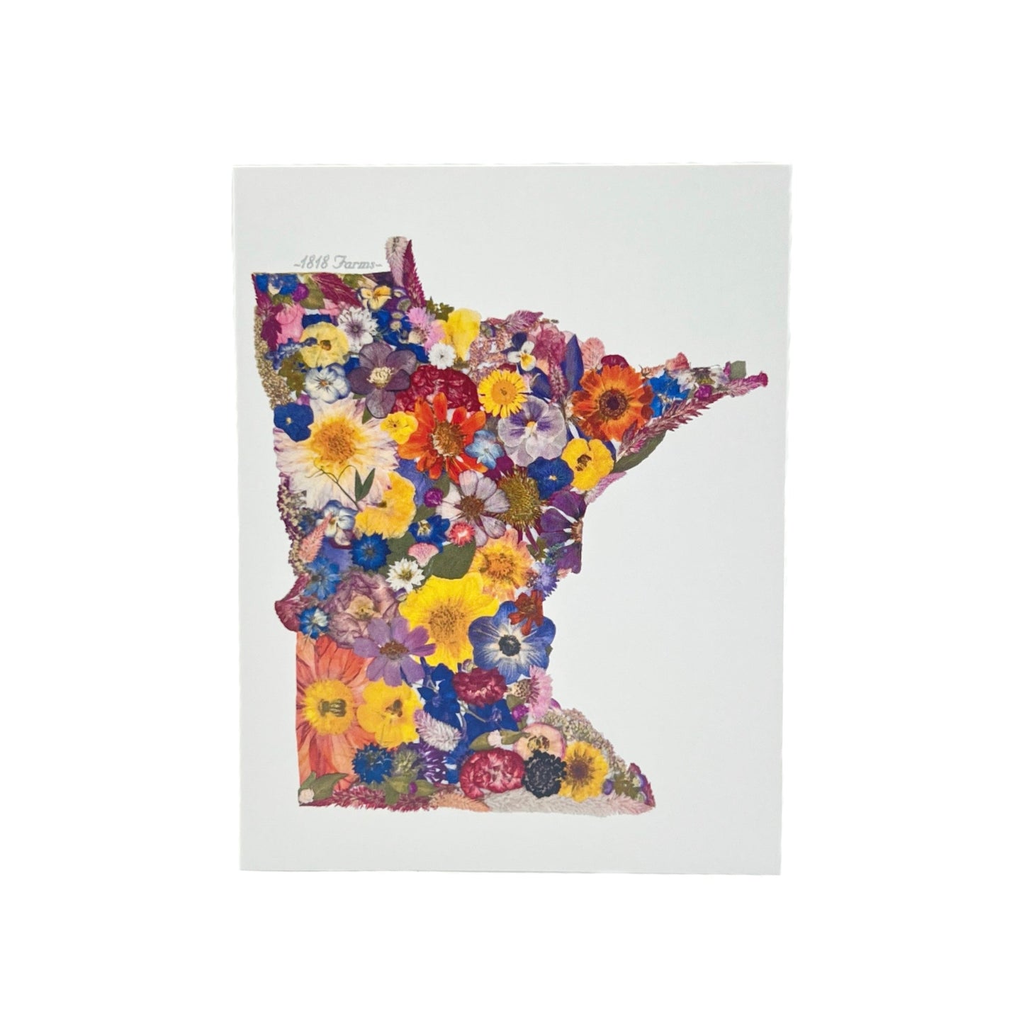 Minnesota Themed Notecards (Set of 6) - "Where I Bloom" Collection Notecard 1818 Farms