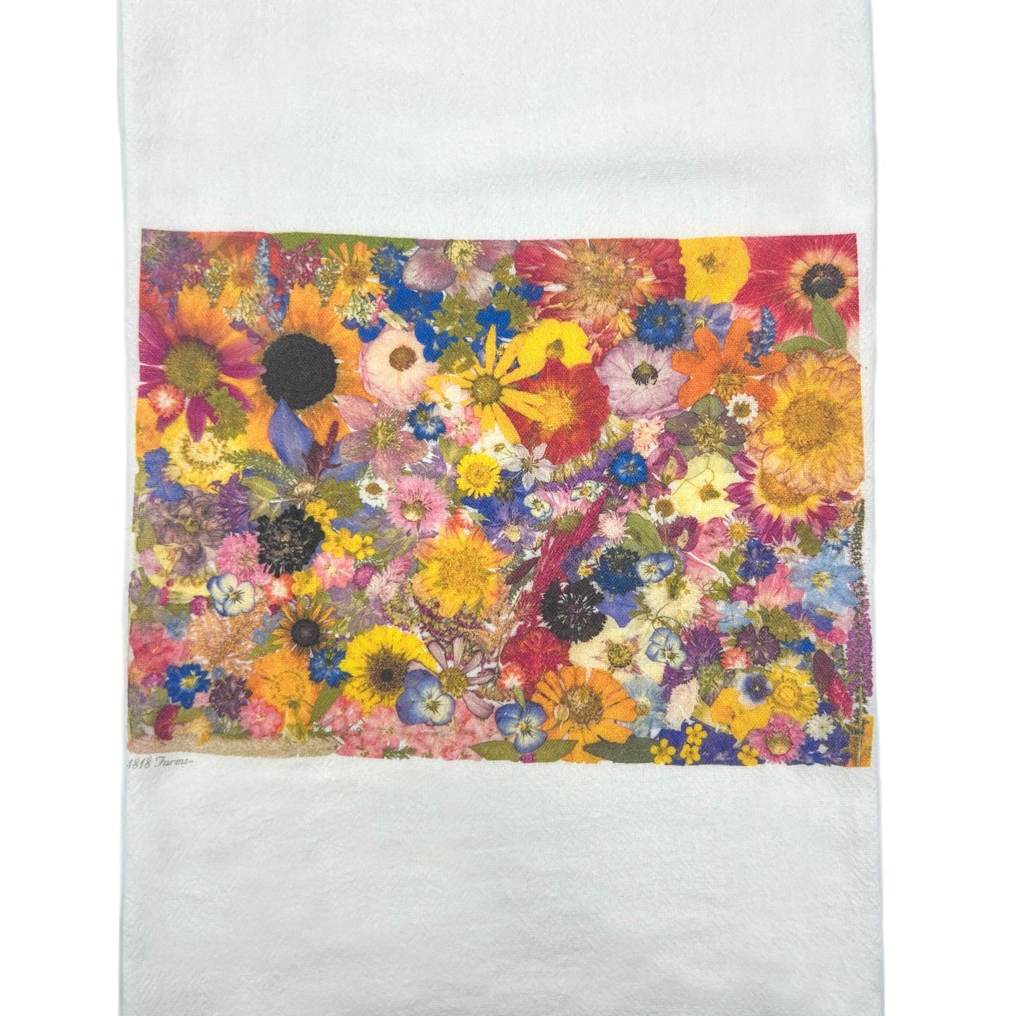 Colorado Themed Flour Sack Towel - "Where I Bloom" Collection Towel 1818 Farms