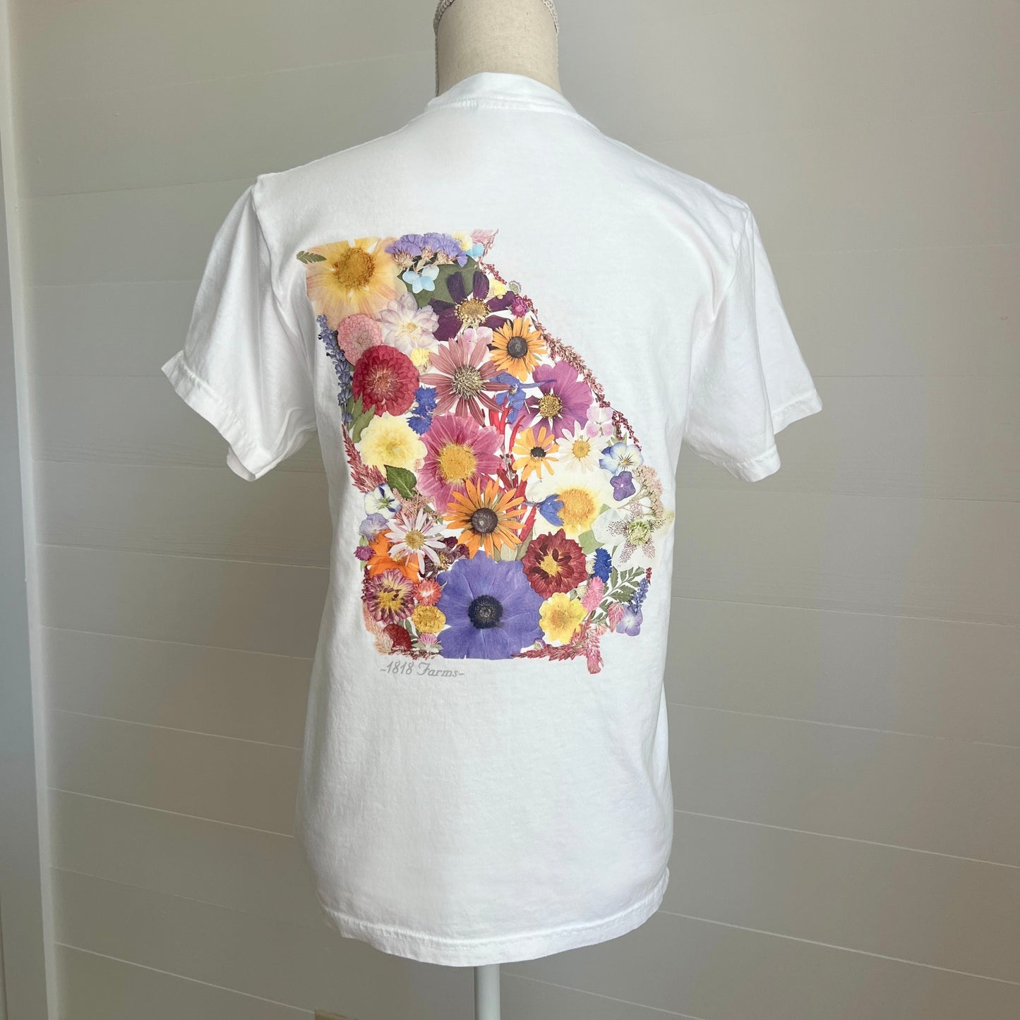 Georgia Themed Comfort Colors Tshirt - "Where I Bloom" Collection T-Shirts 1818 Farms