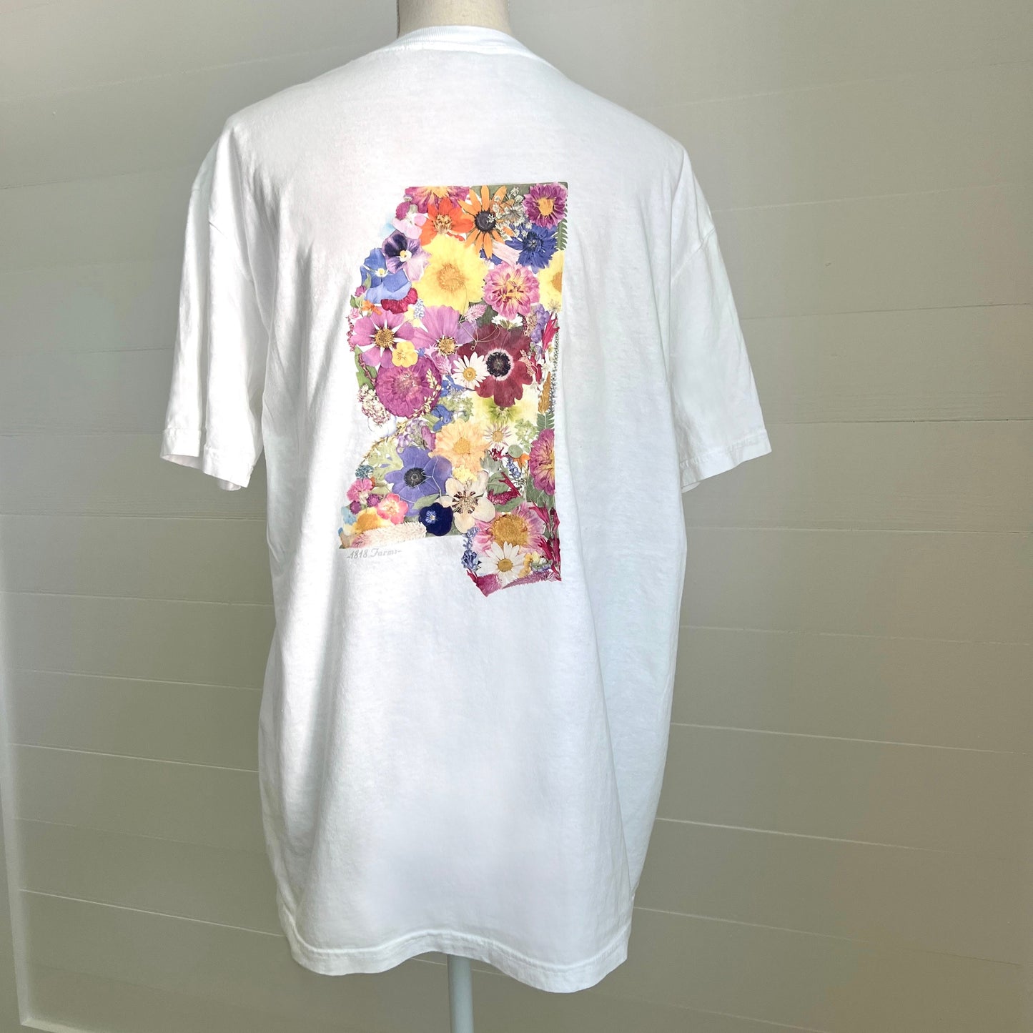 Mississippi Themed Comfort Colors Tshirt - "Where I Bloom" Collection T-Shirts 1818 Farms