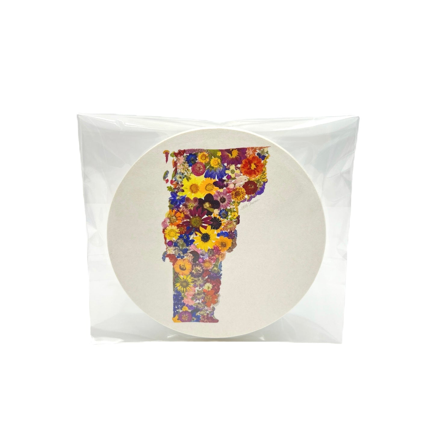 Vermont Themed Coasters (Set of 6) - "Where I Bloom" Collection Coaster 1818 Farms