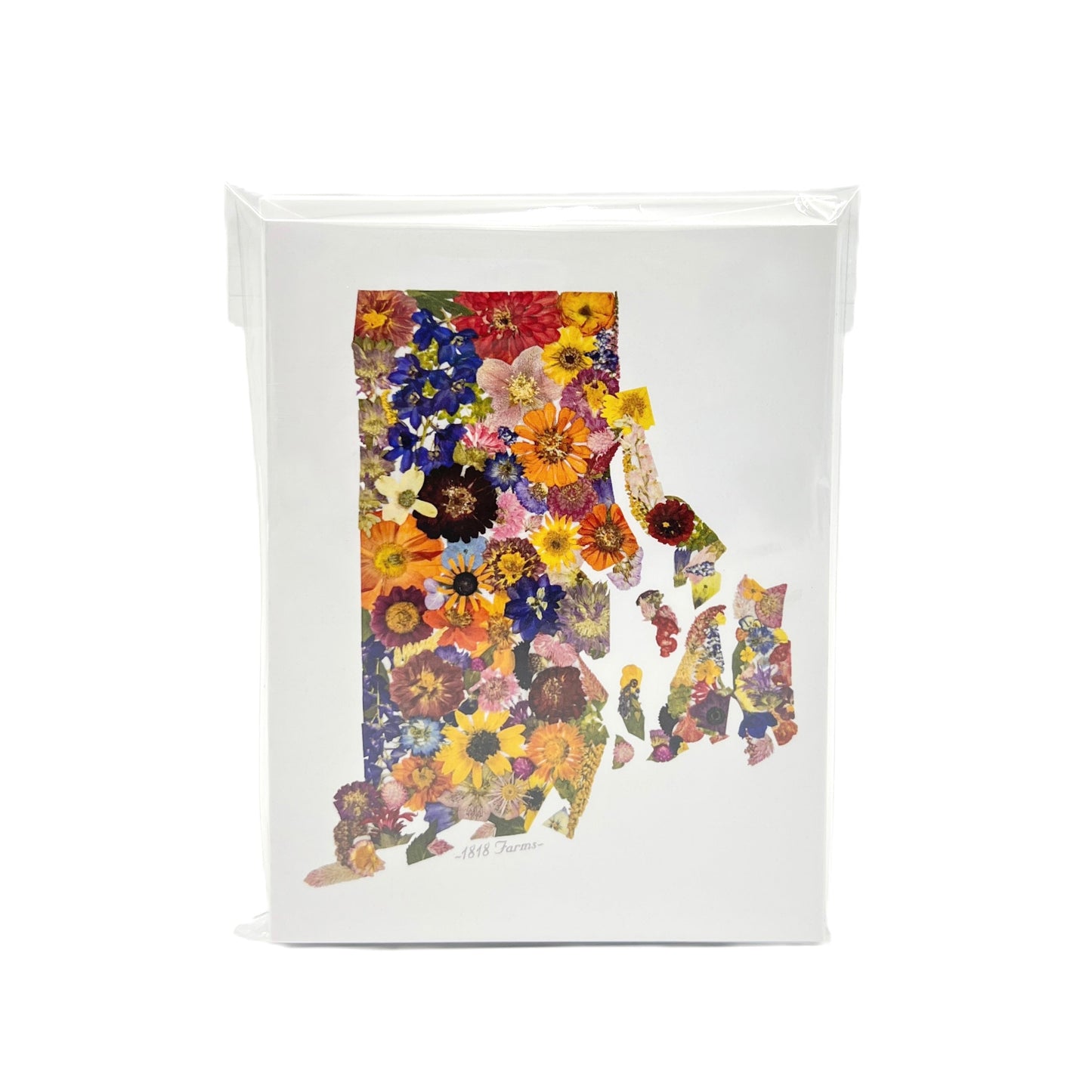 Rhode Island Themed Notecards (Set of 6) - "Where I Bloom" Collection Notecard 1818 Farms