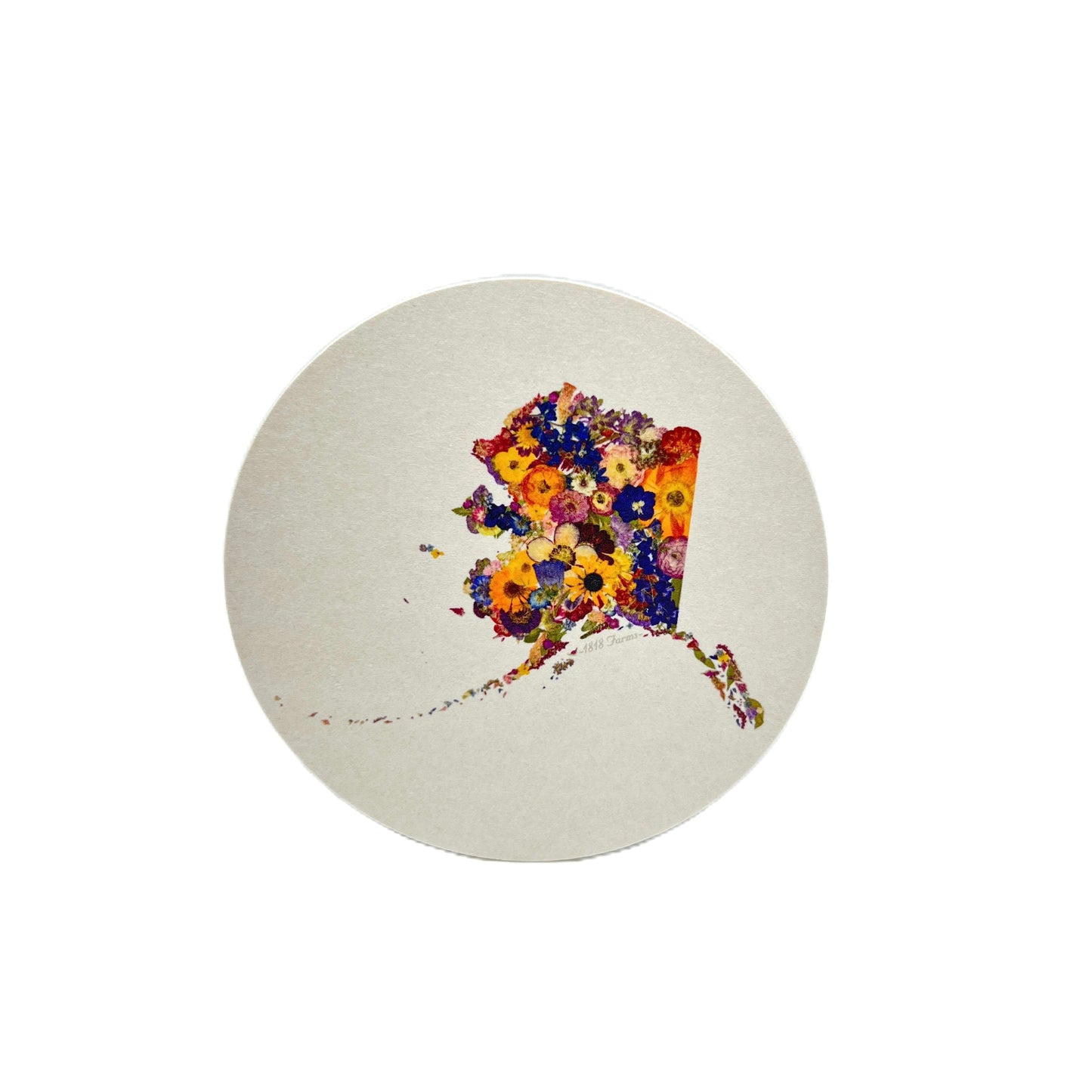 Alaska Themed Coasters (Set of 6) - "Where I Bloom" Collection Coaster 1818 Farms