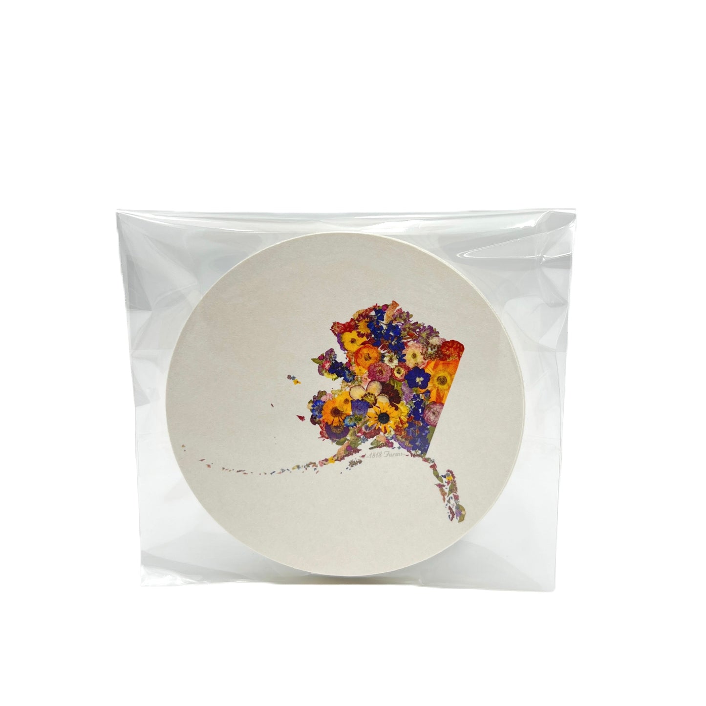 Alaska Themed Coasters (Set of 6) - "Where I Bloom" Collection Coaster 1818 Farms