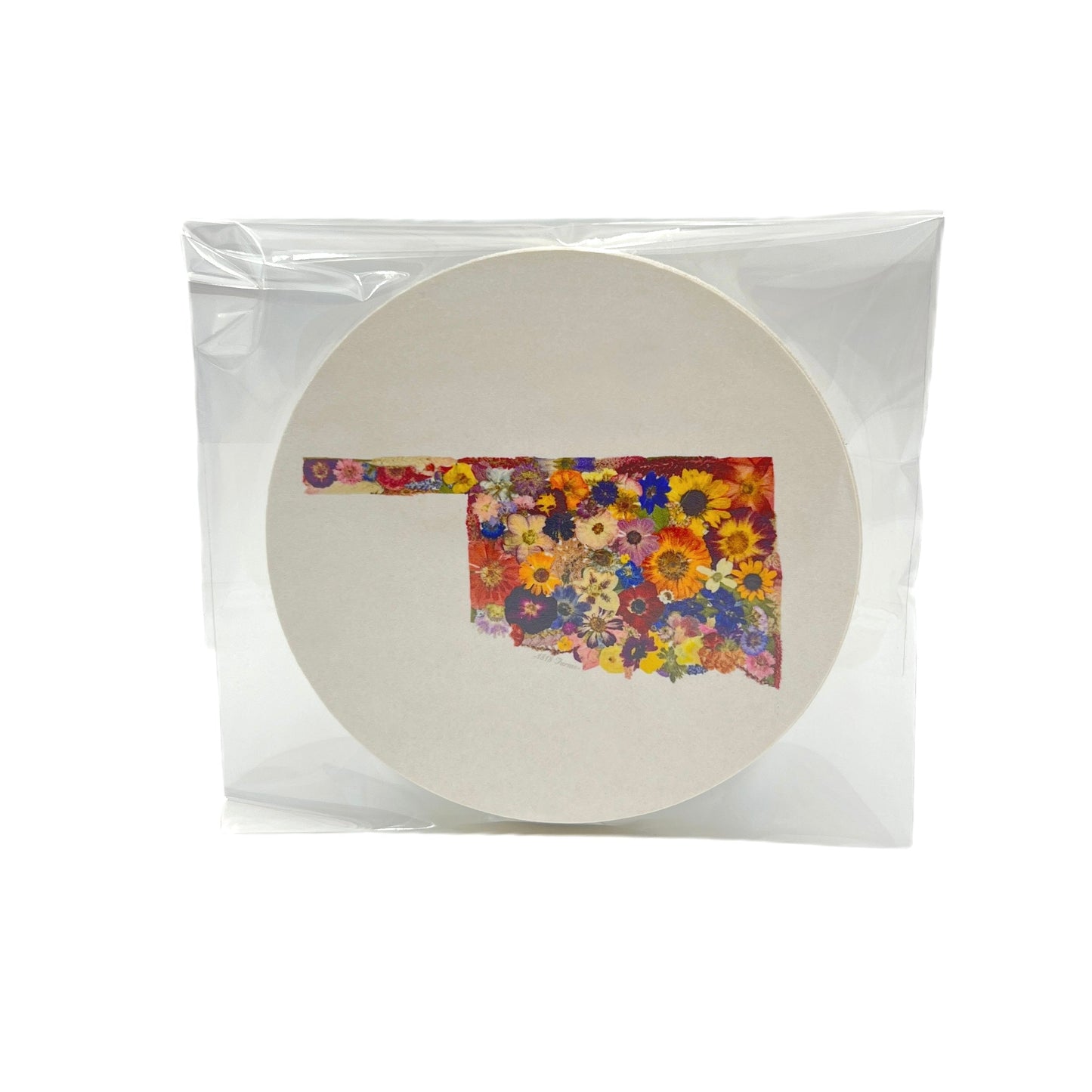 Oklahoma Themed Coasters (Set of 6) - "Where I Bloom" Collection Coaster 1818 Farms