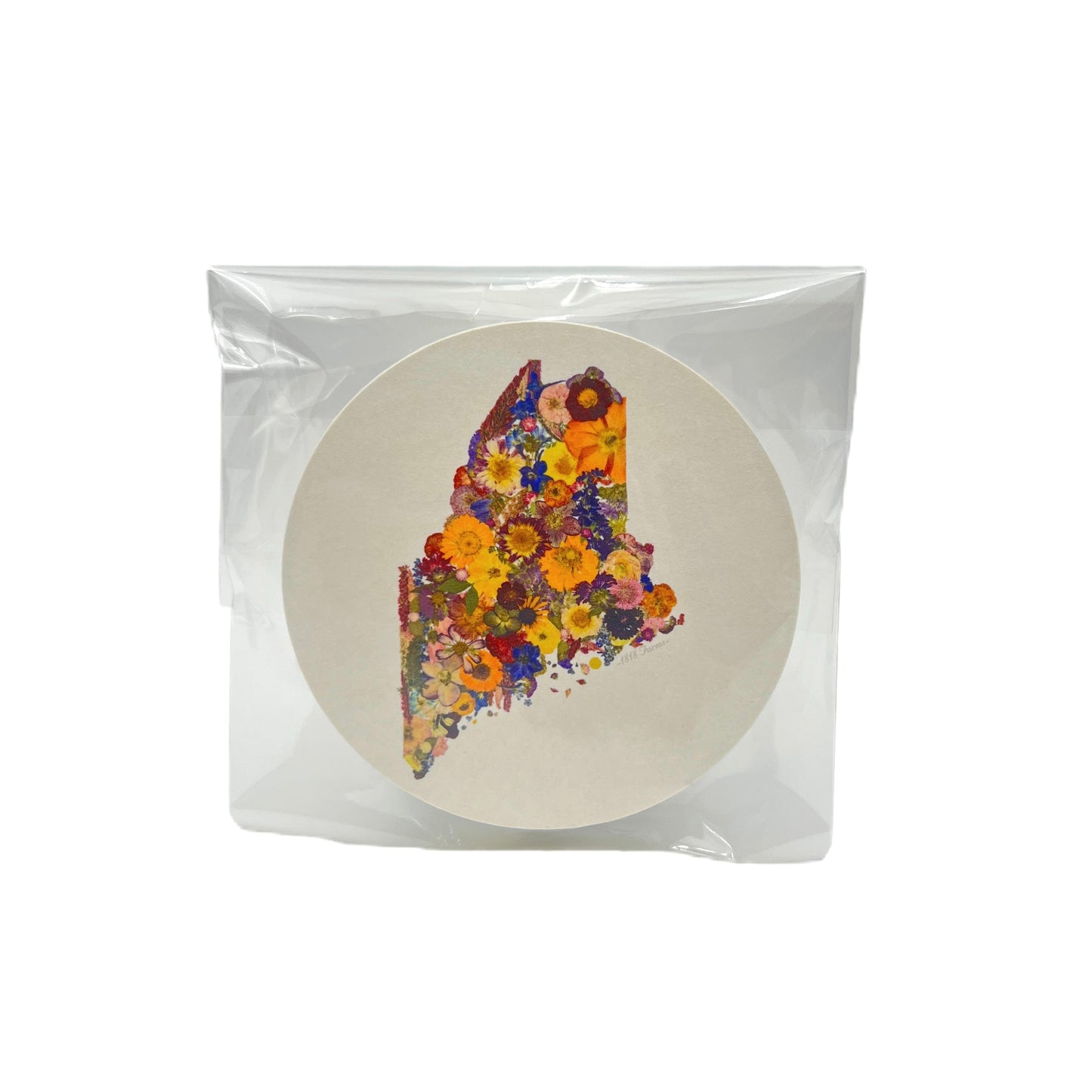 Maine Themed Coasters (Set of 6) - "Where I Bloom" Collection Coaster 1818 Farms