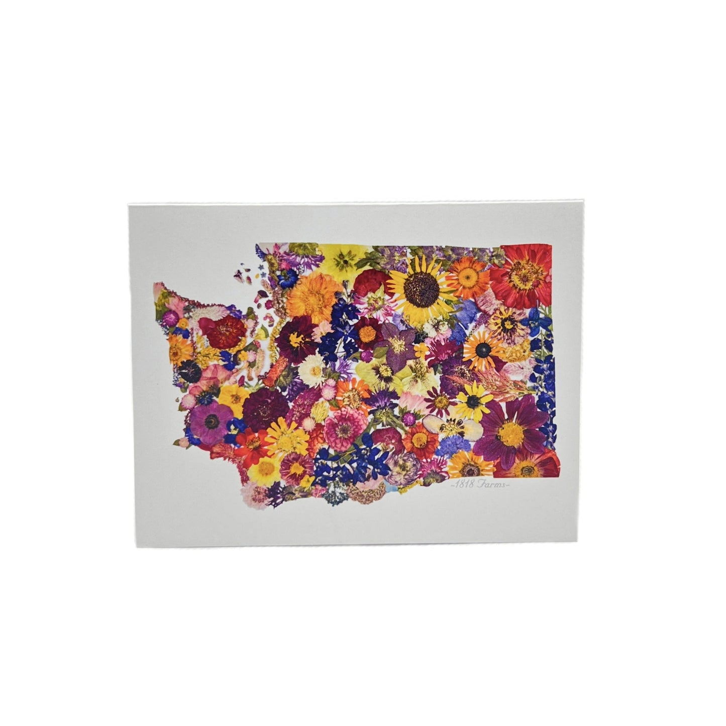 Washington Themed Notecards (Set of 6) - "Where I Bloom" Collection Notecard 1818 Farms