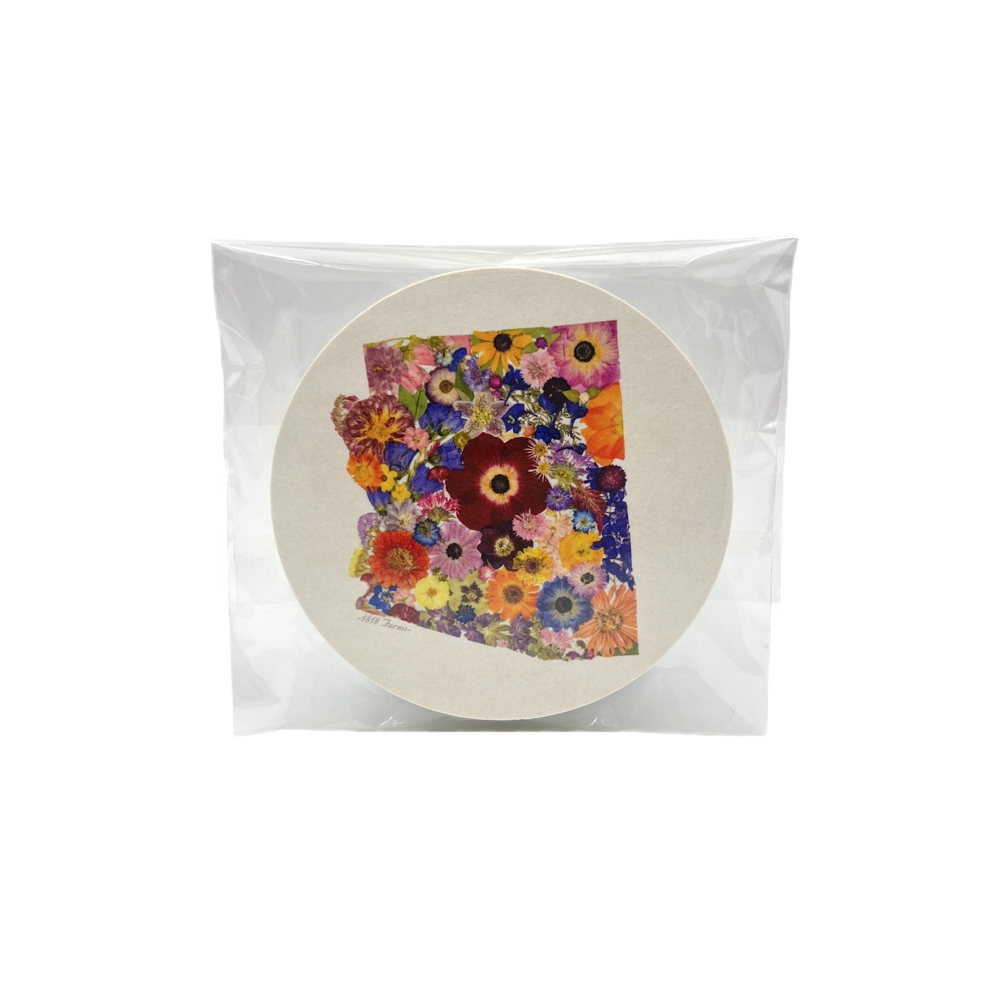 Arizona Themed Coasters (Set of 6) - "Where I Bloom" Collection Coaster 1818 Farms