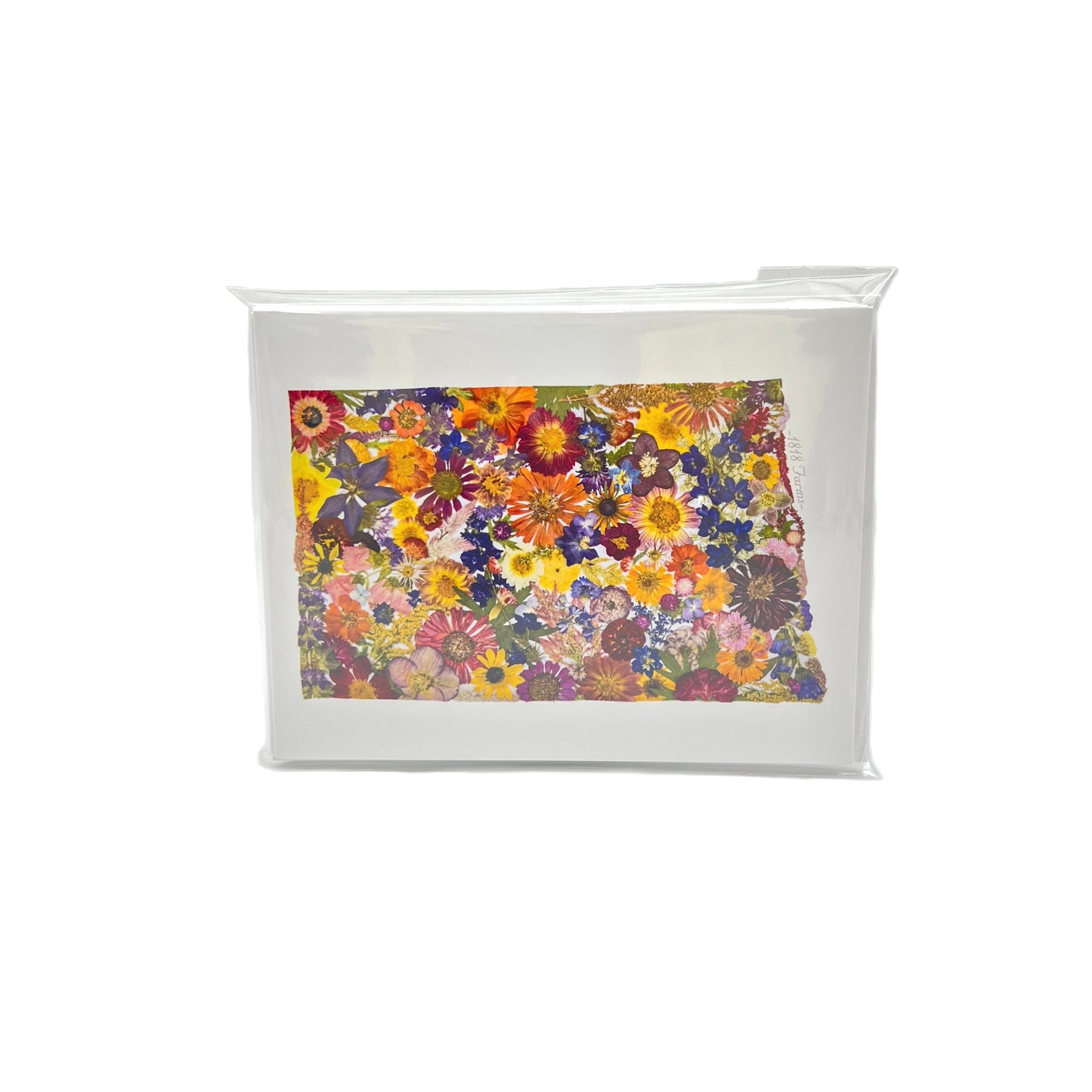 North Dakota Themed Notecards (Set of 6) - "Where I Bloom" Collection Notecard 1818 Farms