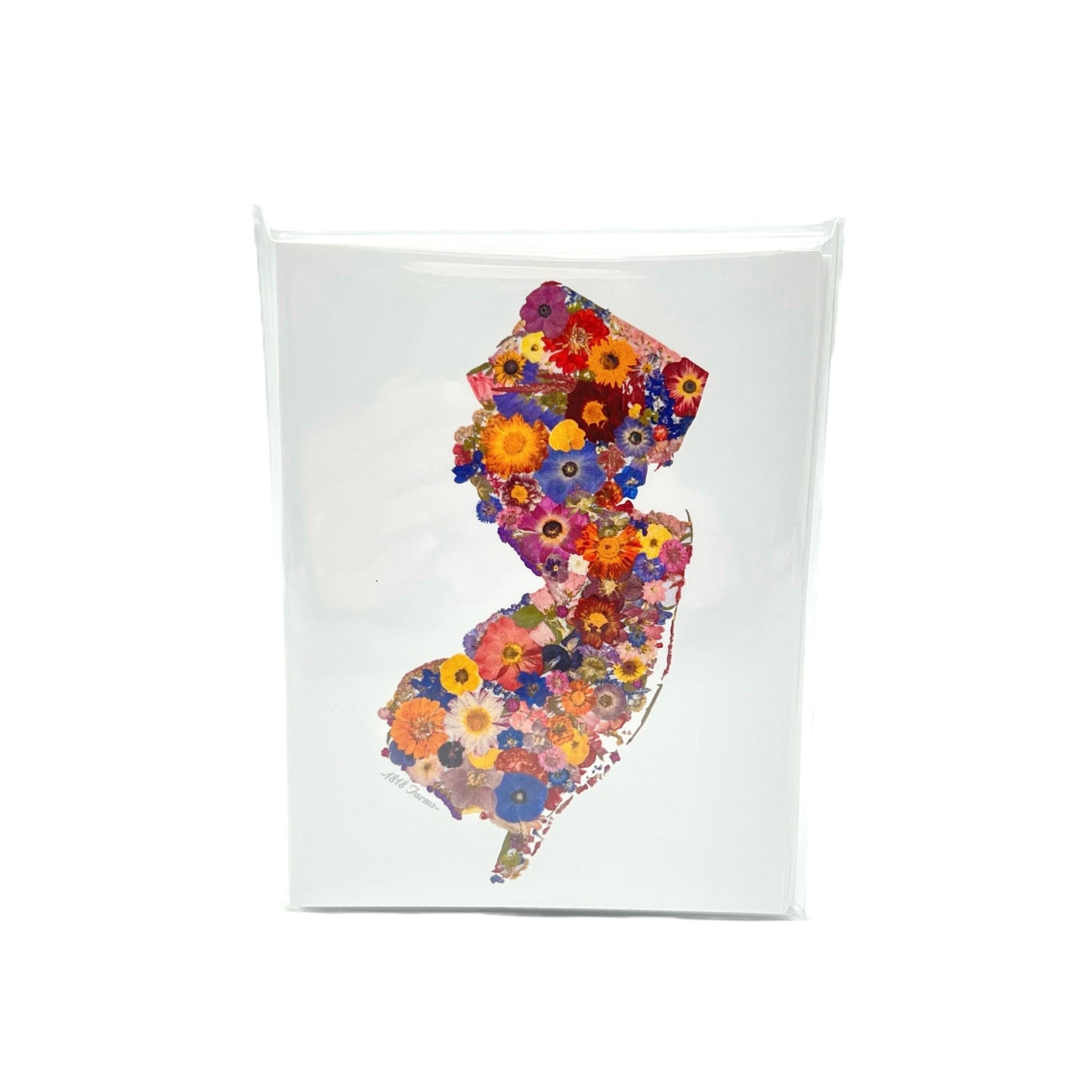 New Jersey Themed Notecards (Set of 6) - "Where I Bloom" Collection Notecard 1818 Farms