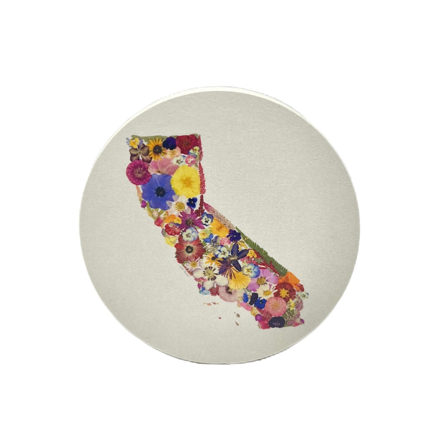 State Themed Coasters (Set of 6) - "Where I Bloom" Collection Coaster 1818 Farms California