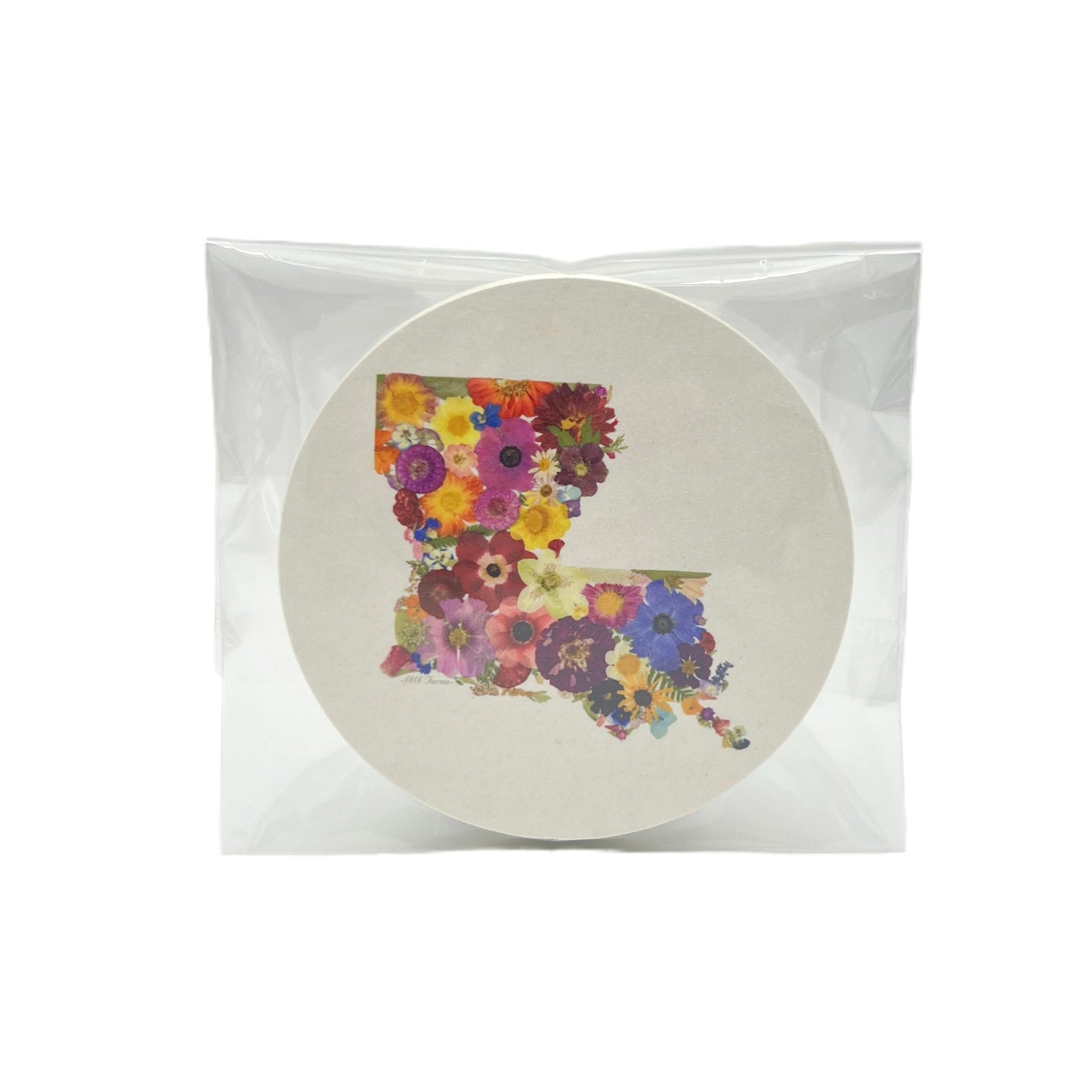 Louisiana Themed Coasters (Set of 6) - "Where I Bloom" Collection Coaster 1818 Farms   