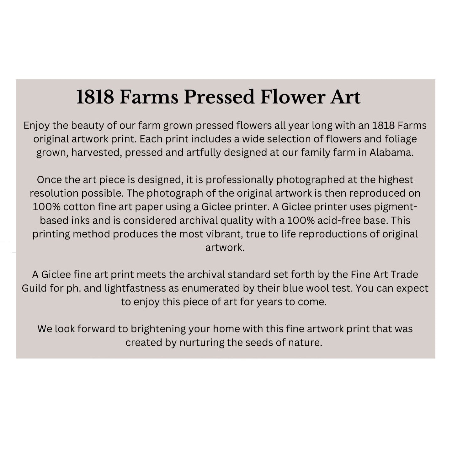 Alabama Themed Giclée Print - "Where I Bloom" Collection Giclee Art Print 1818 Farms   