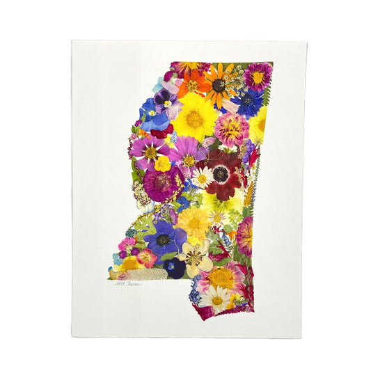 Mississippi Themed Giclée Print - "Where I Bloom" Collection Giclee Art Print 1818 Farms 8"x10"  