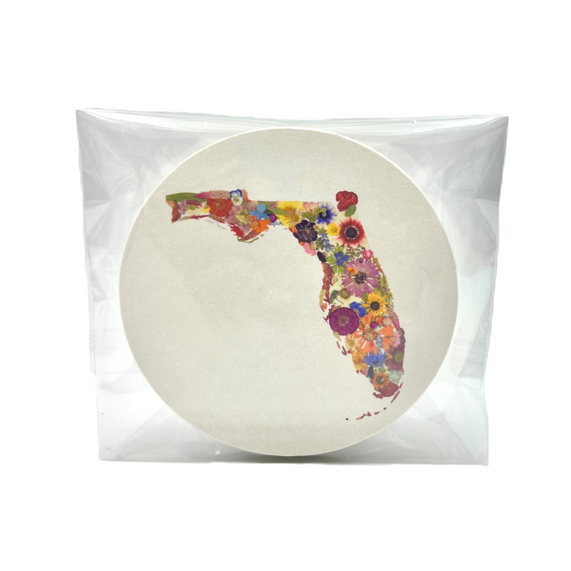 Florida Themed Coasters (Set of 6) - "Where I Bloom" Collection Coaster 1818 Farms   