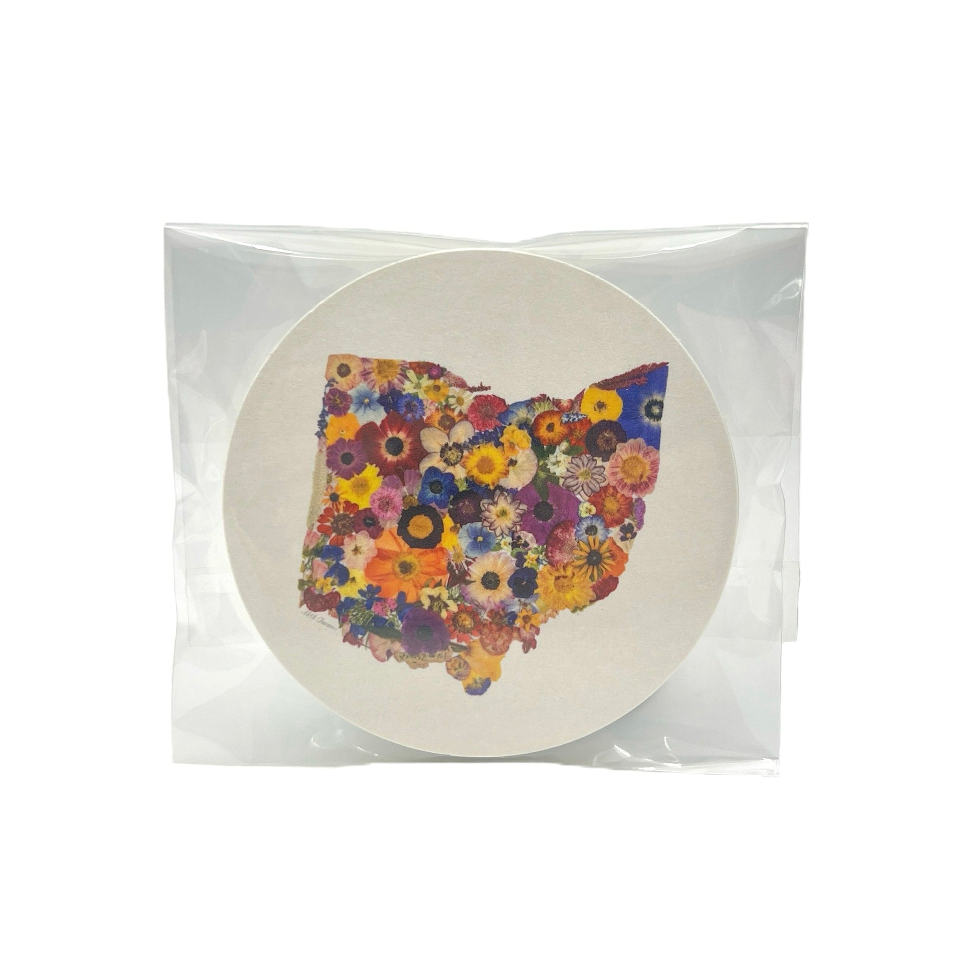 Ohio Themed Coasters (Set of 6) - "Where I Bloom" Collection Coaster 1818 Farms   