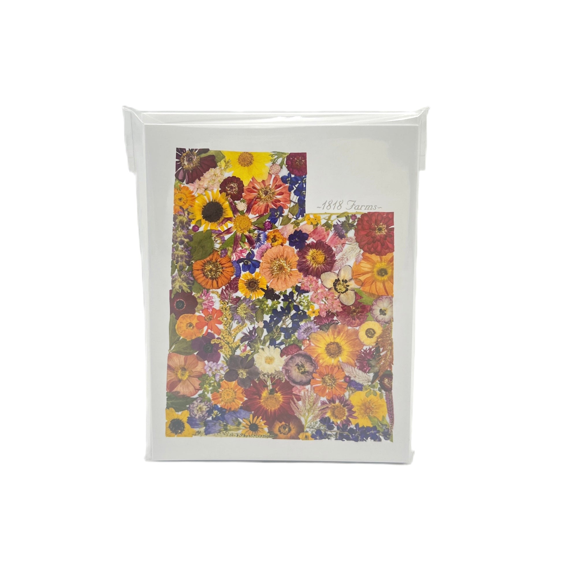 Utah Themed Notecards (Set of 6)  - "Where I Bloom" Collection Notecard 1818 Farms   
