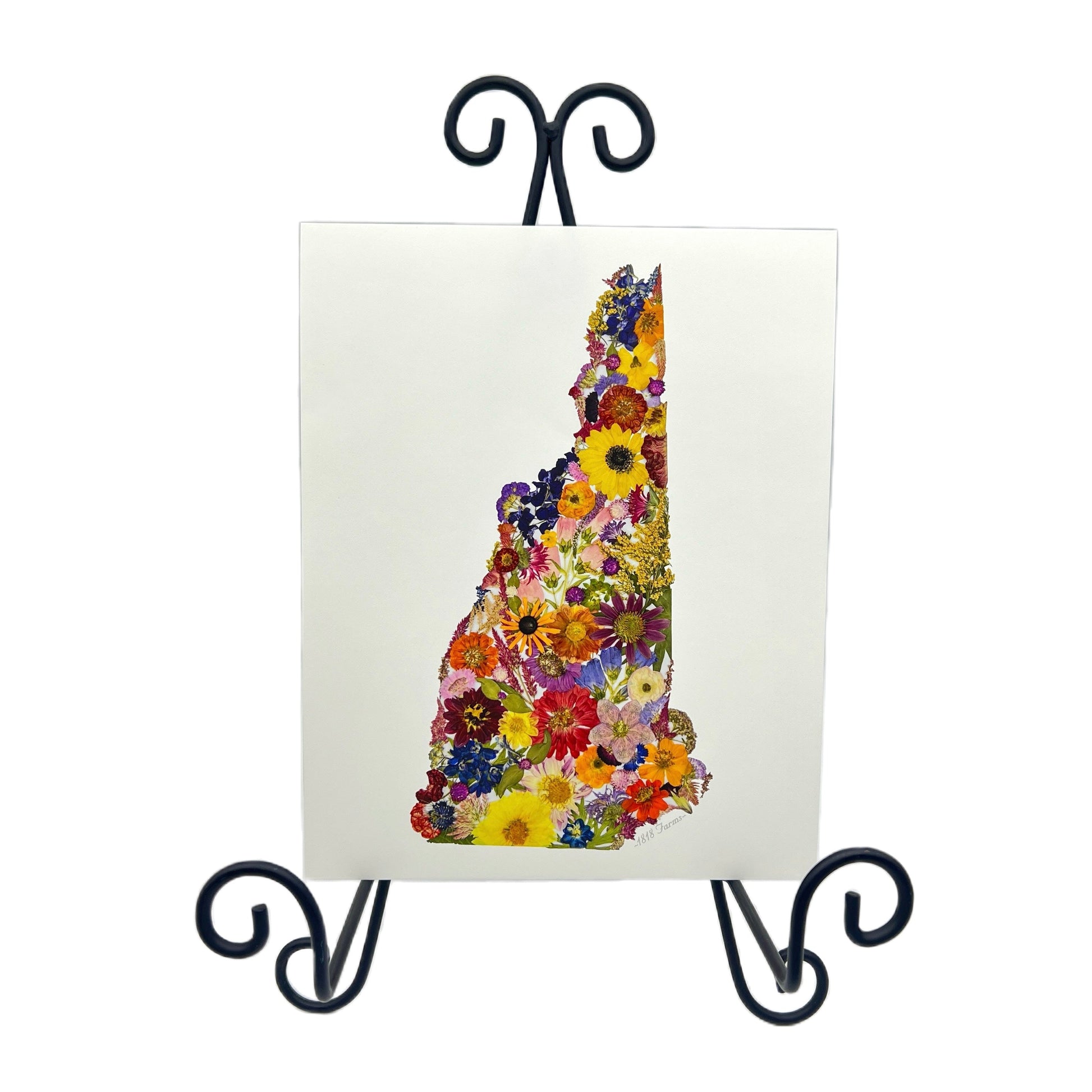 New Hampshire Themed Giclée Print  - "Where I Bloom" Collection Giclee Art Print 1818 Farms   