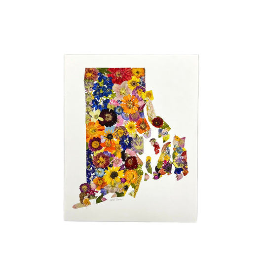 Rhode Island Themed Giclée Print  - "Where I Bloom" Collection Giclee Art Print 1818 Farms   