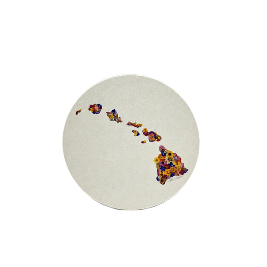 Hawaii Themed Coasters (Set of 6)  - "Where I Bloom" Collection Coaster 1818 Farms   