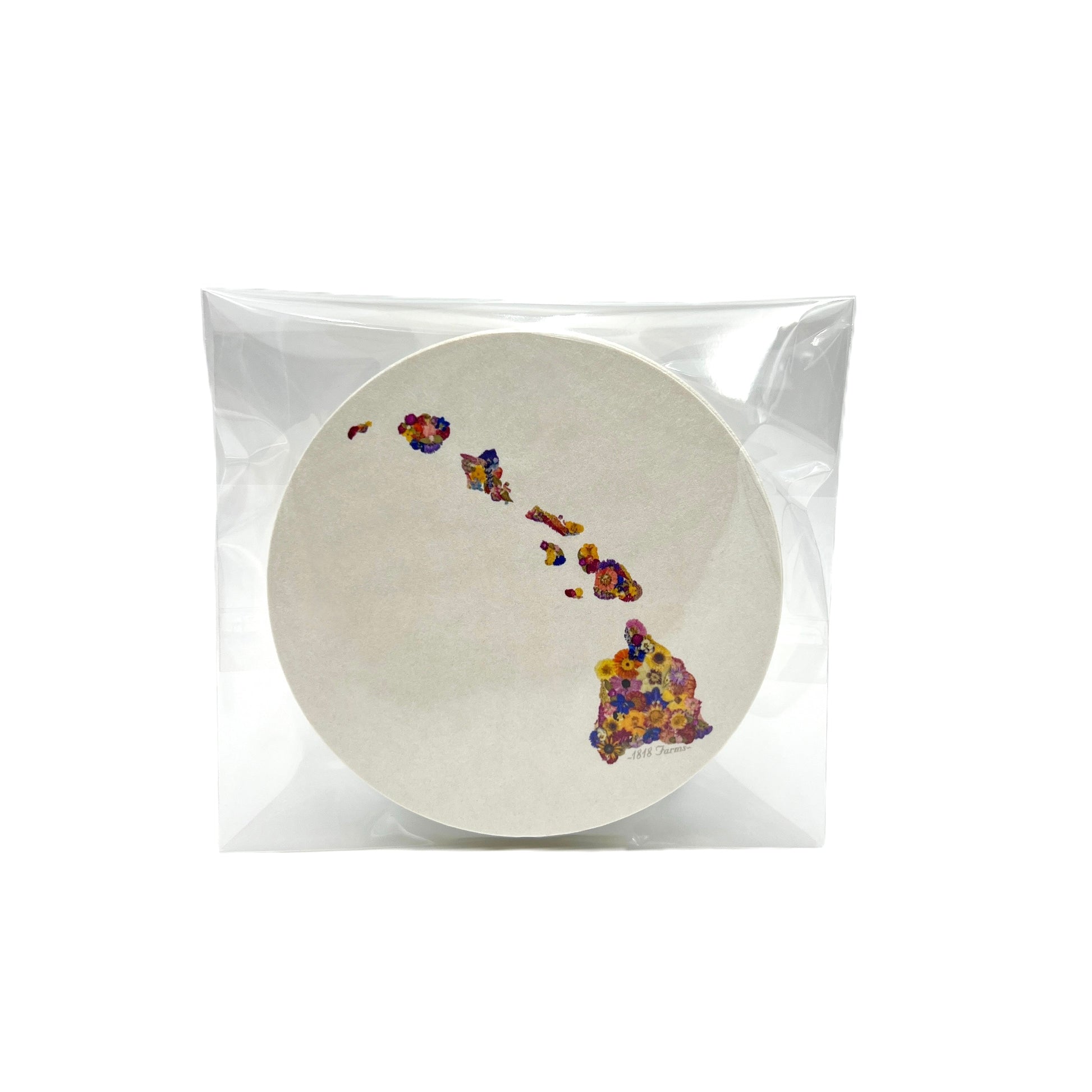 Hawaii Themed Coasters (Set of 6)  - "Where I Bloom" Collection Coaster 1818 Farms   