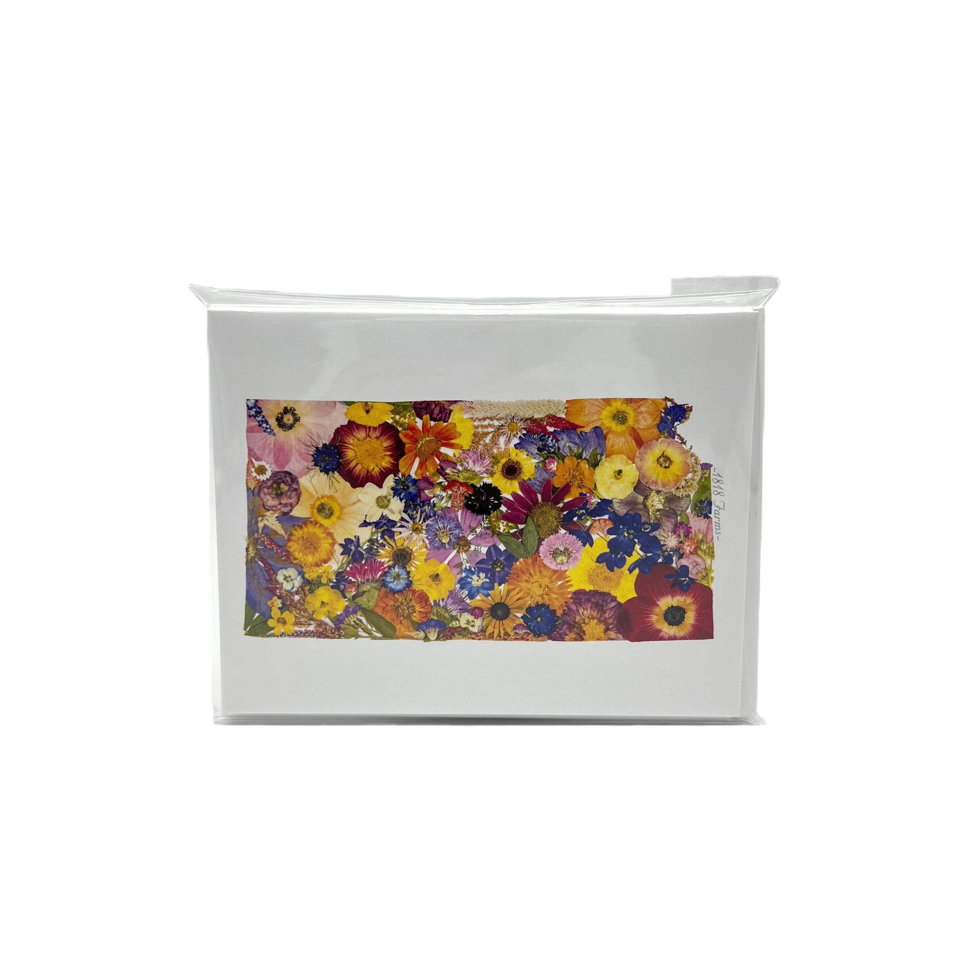Kansas Themed Notecards (Set of 6)  - "Where I Bloom" Collection Notecard 1818 Farms   