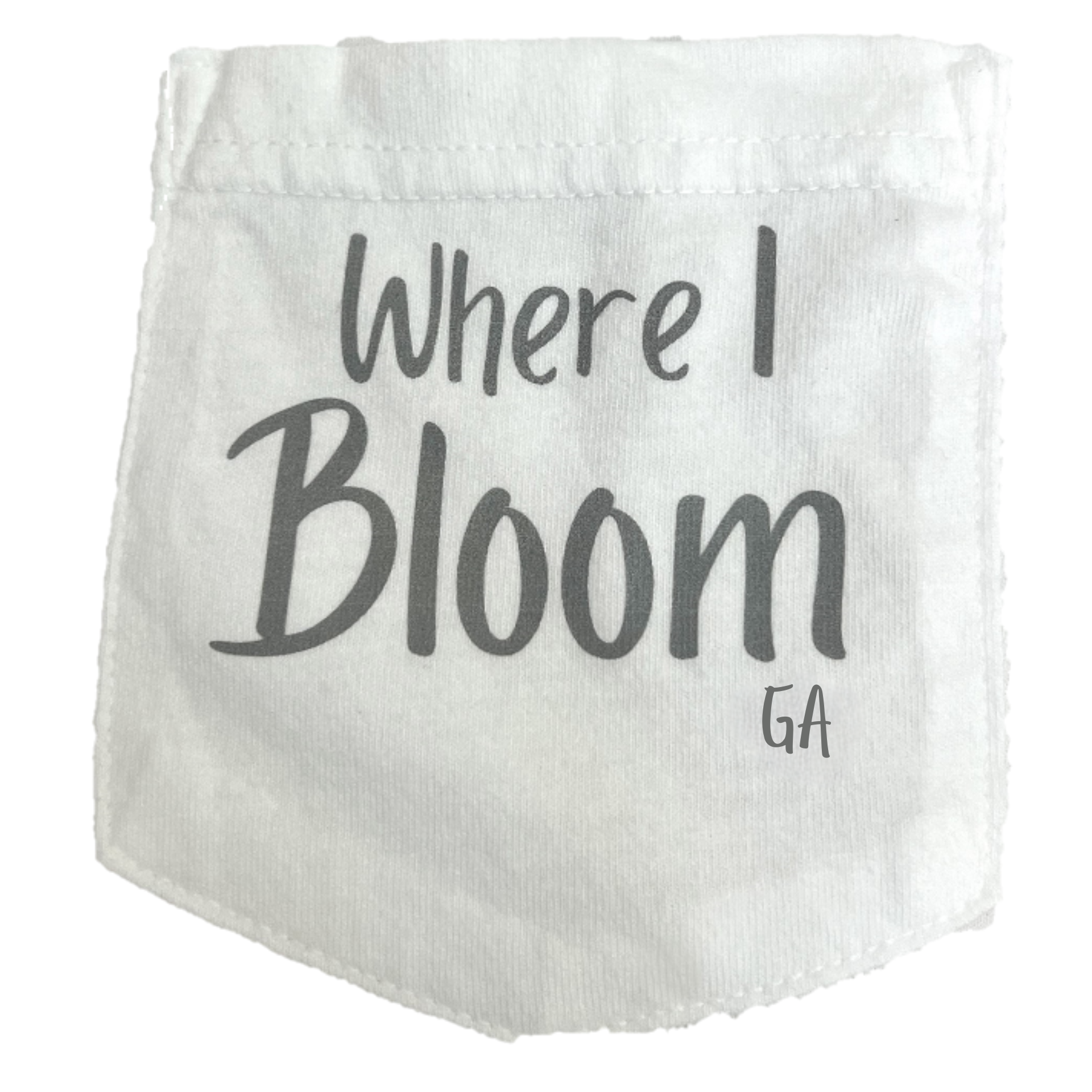 Georgia Themed Comfort Colors Tshirt - "Where I Bloom" Collection T-Shirts 1818 Farms   